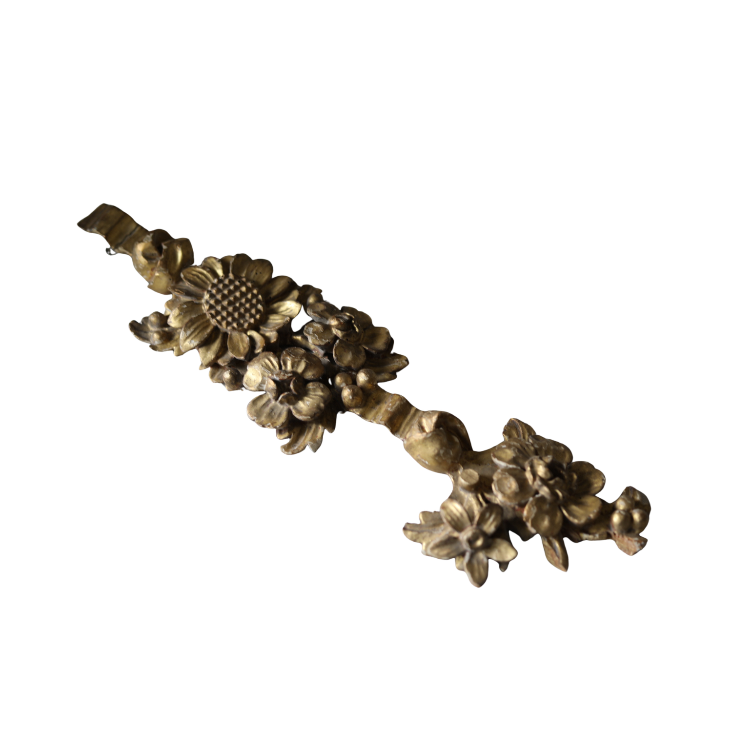 Antique French Giltwood Carved Fragment