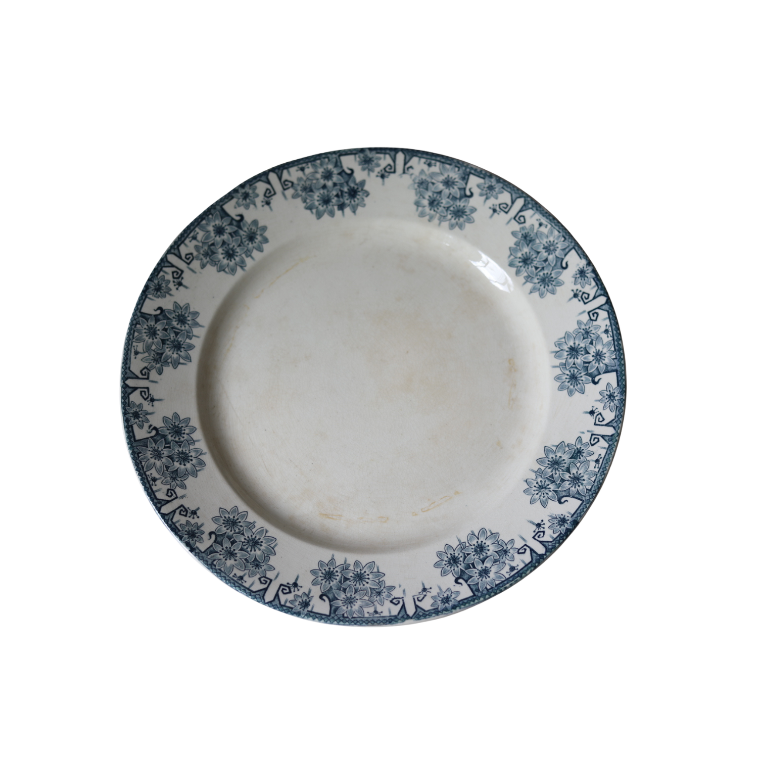 Antique French Longwy Faience Platter