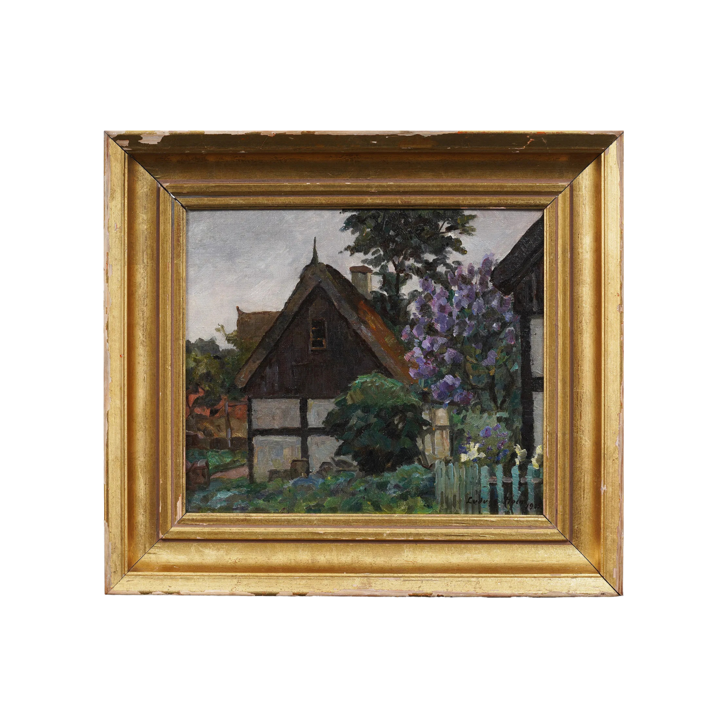 Danish Village Landscape