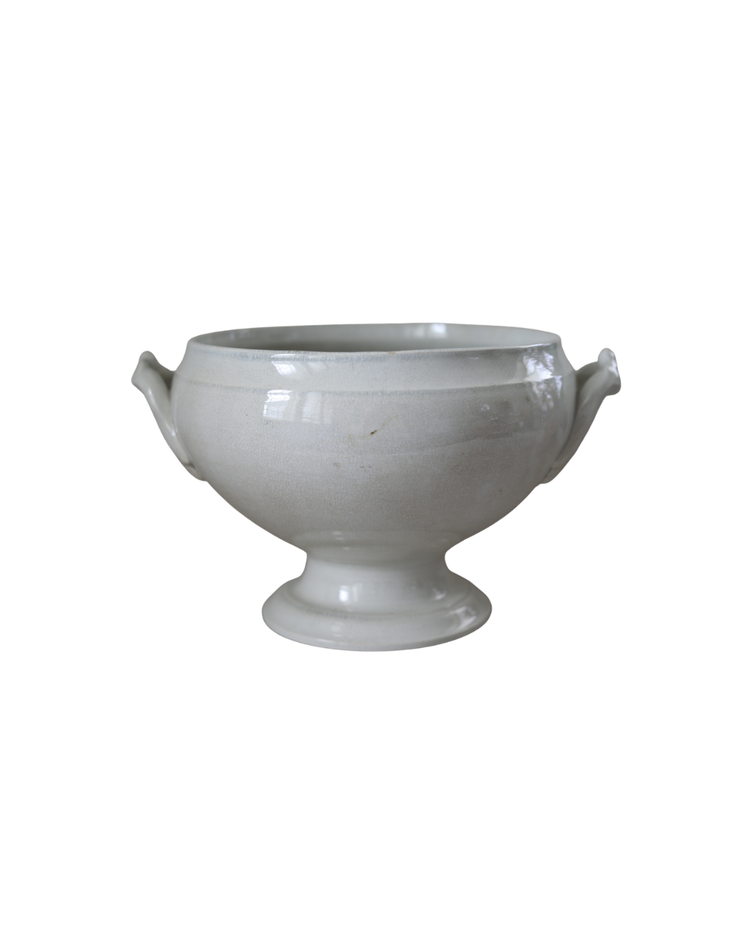 Antique French Gien Footed Ironstone