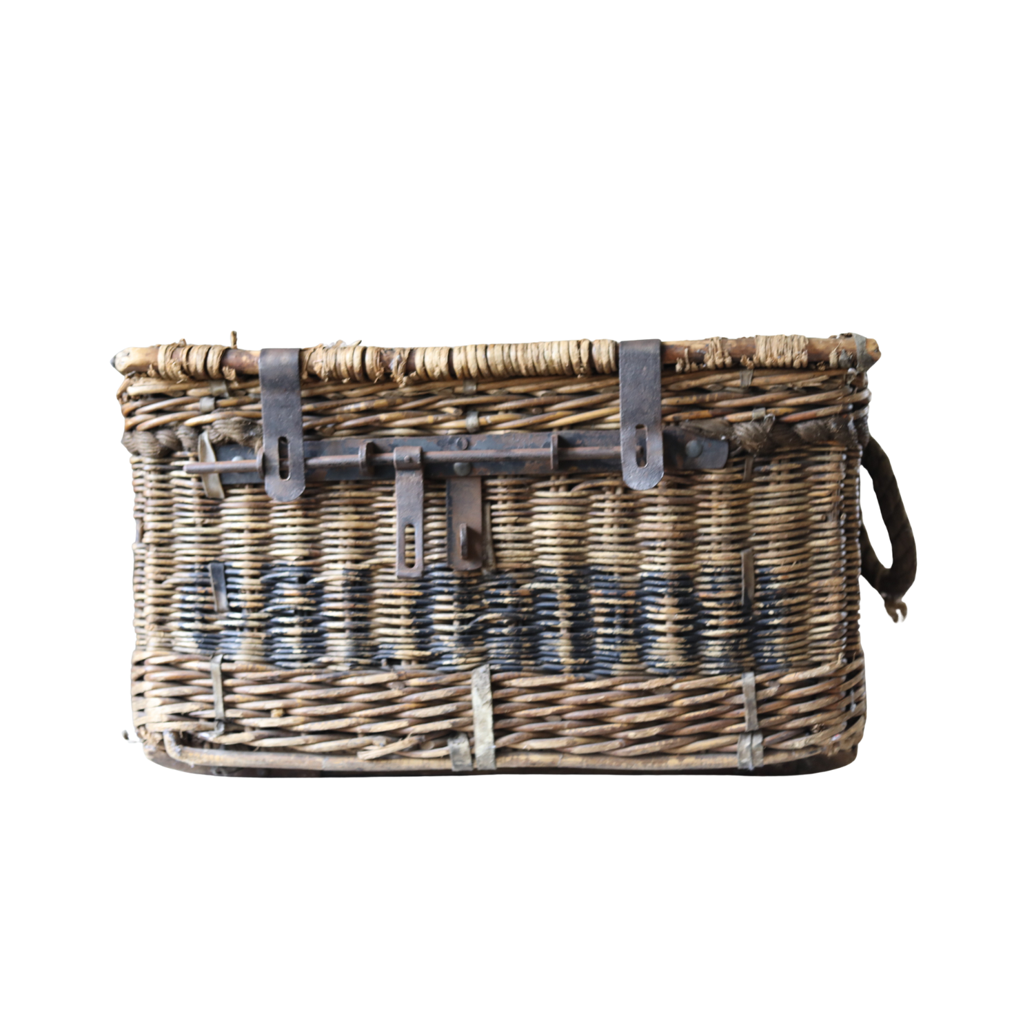Large Antique English Market Basket