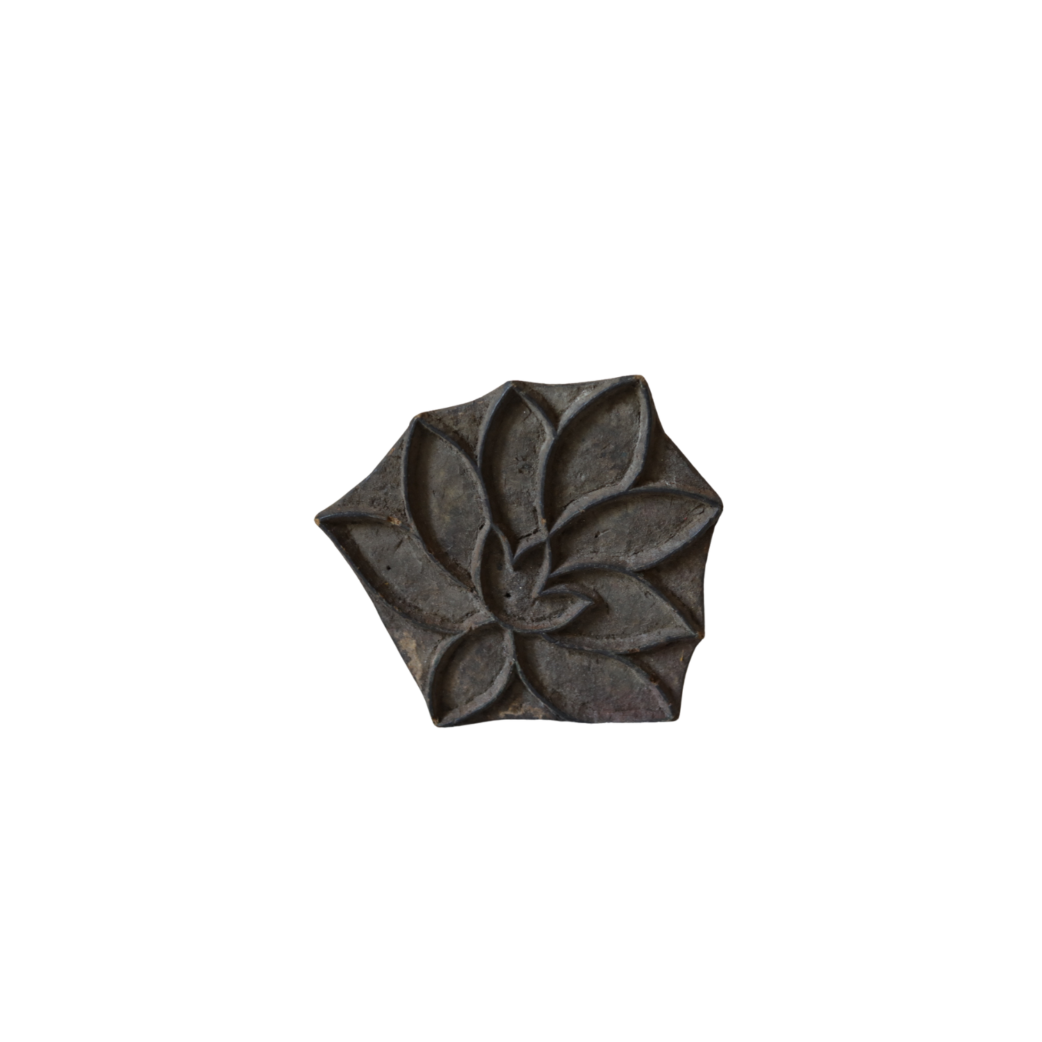 Victorian Hand-Carved Wooden Textile Printing Block
