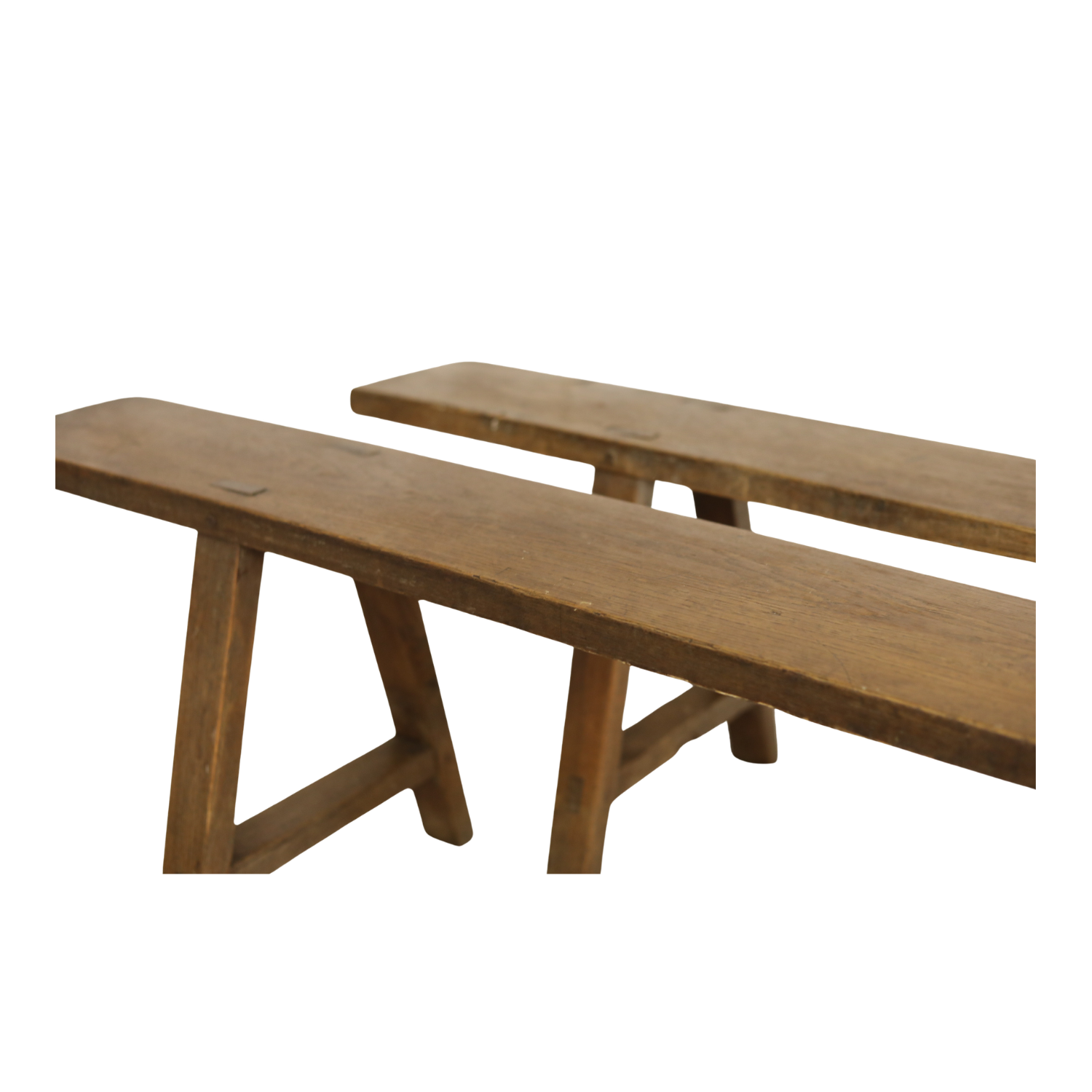Early 19th Century French Oak Refectory Bench