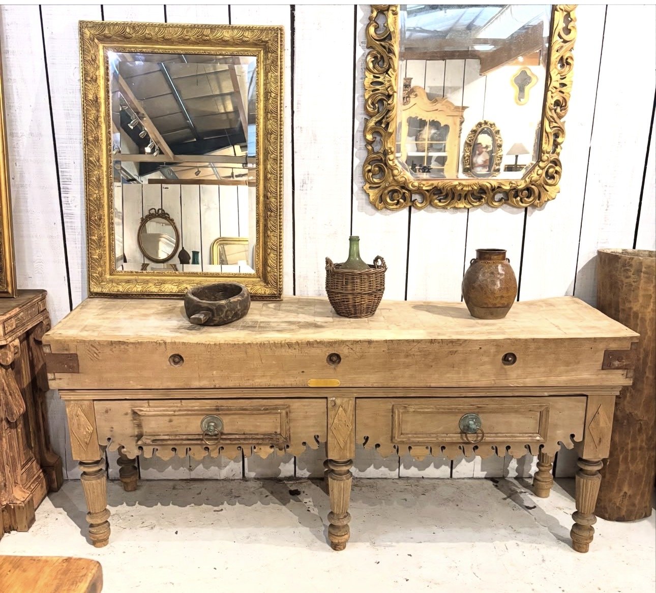French Butcher's Table