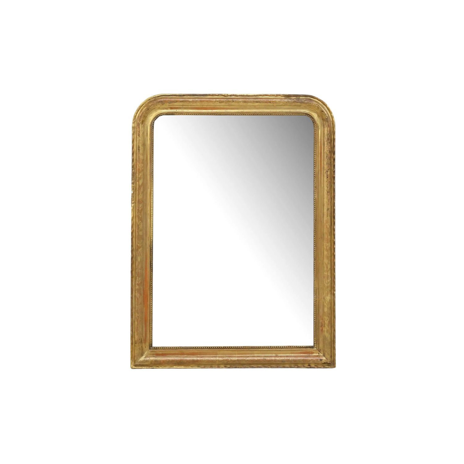 19th c. French Louis-Phillippe Giltwood Mirror