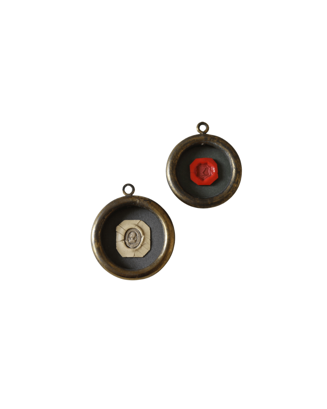Pair of Wax Intaglio Impressions, 19th Century