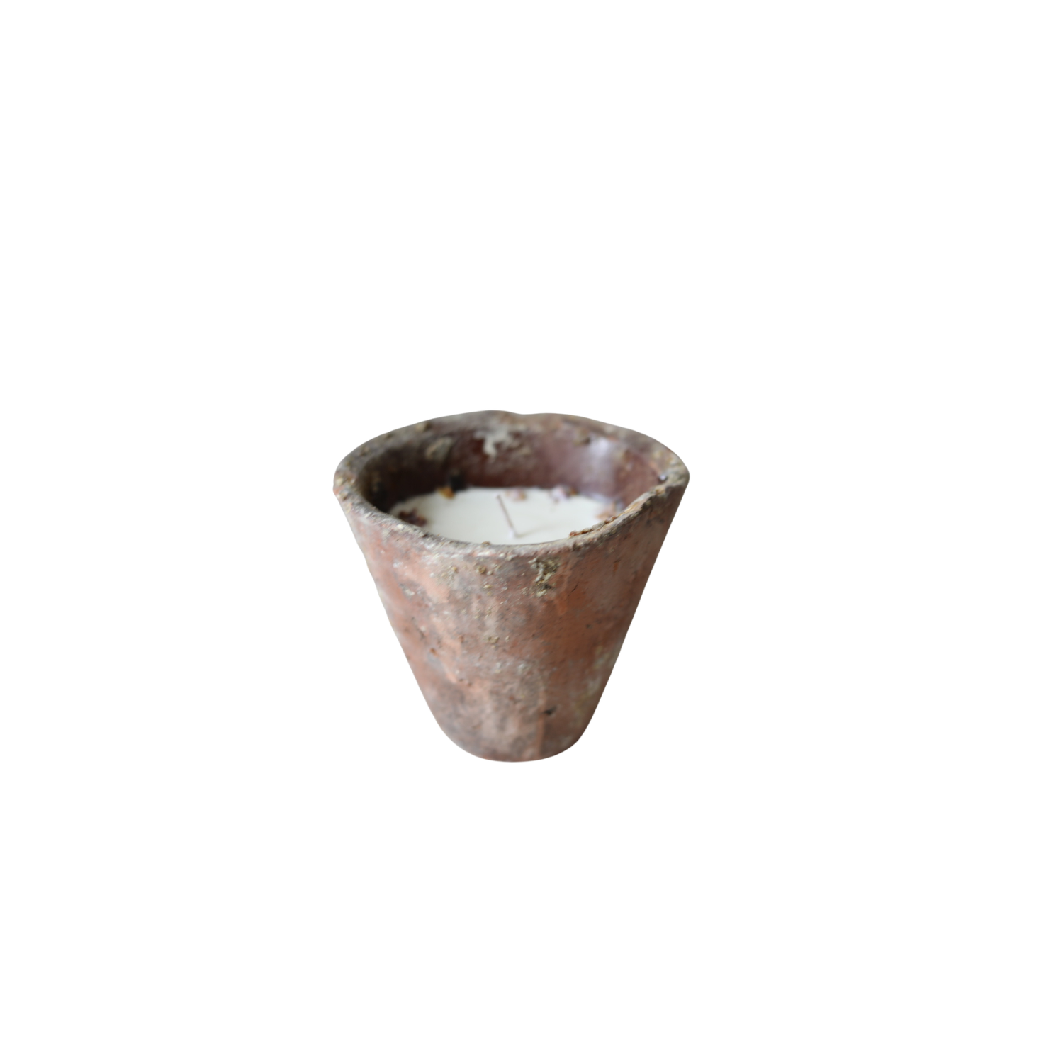 Antique French Resin Sap Pot, Jasmine Sambac & Marigold Candle
