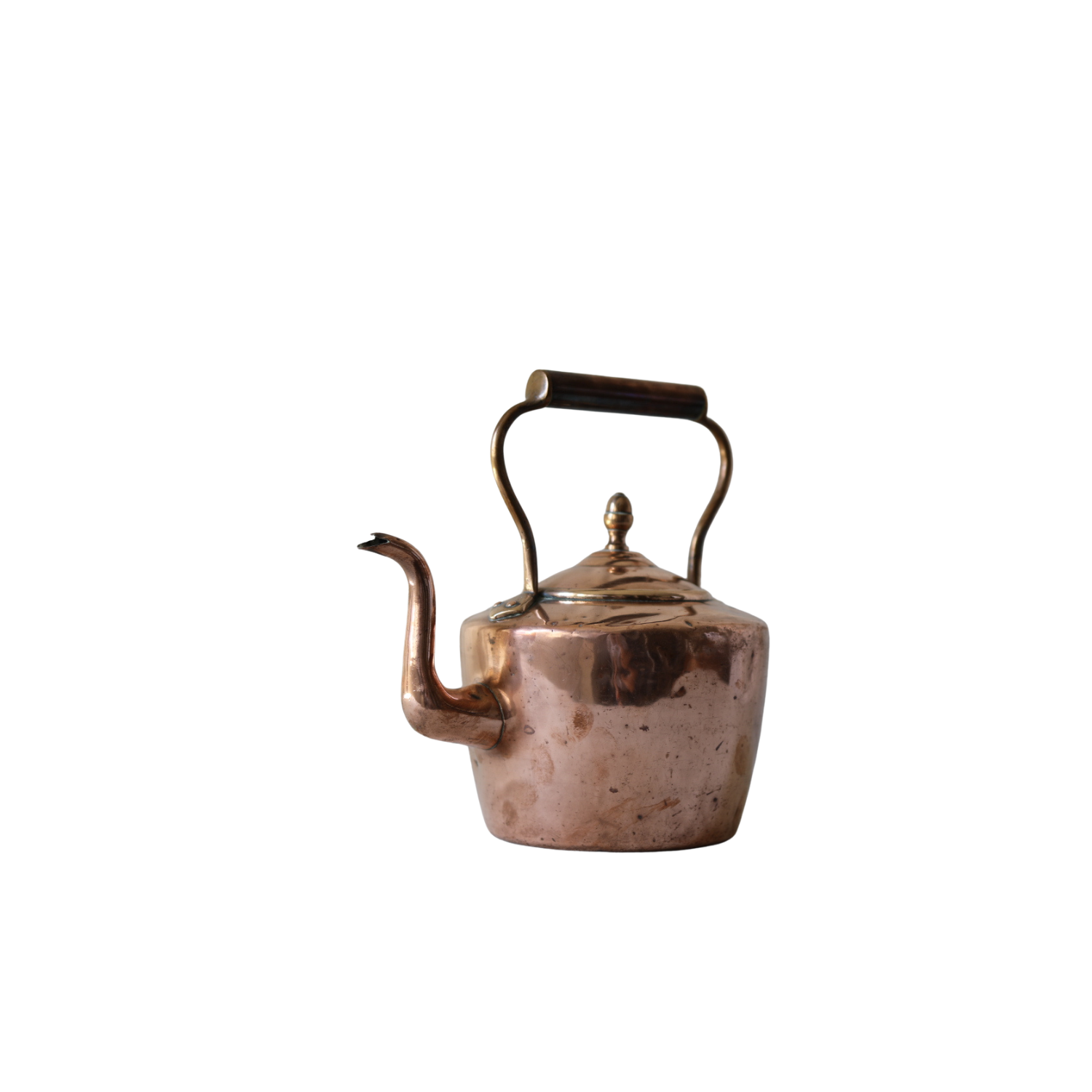 Victorian English Copper Tea Kettle, Late 19th Century