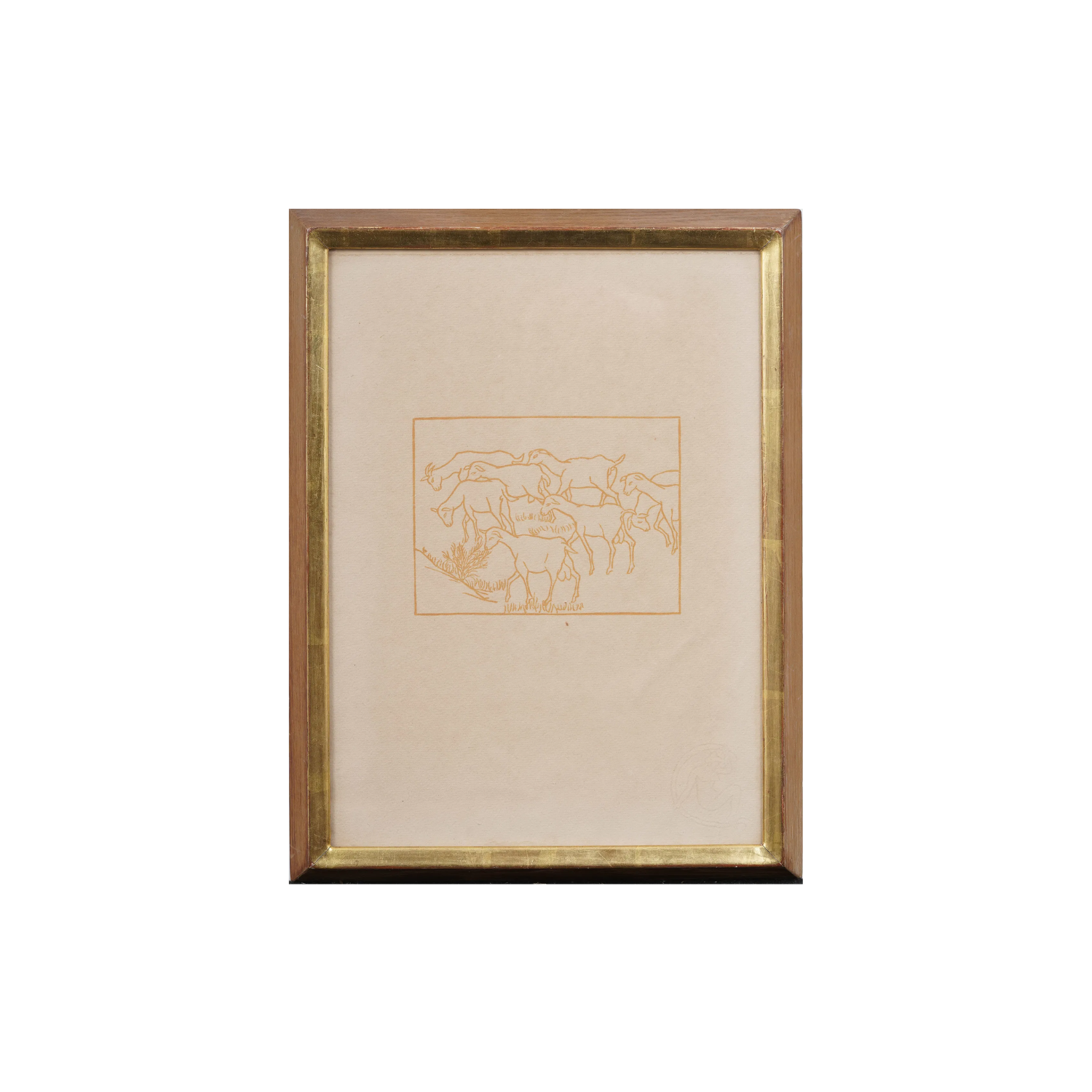 Original Woodcut by Aristide Maillol, 1937