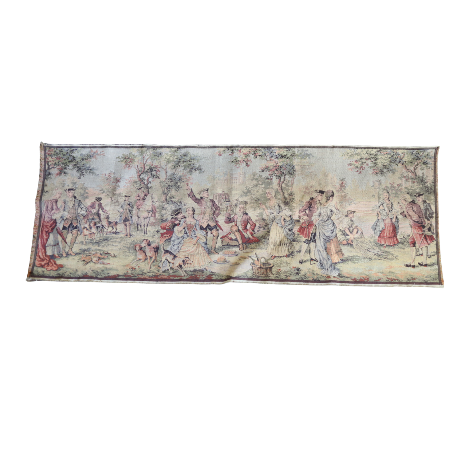 Antique Belgian Tapestry Panel