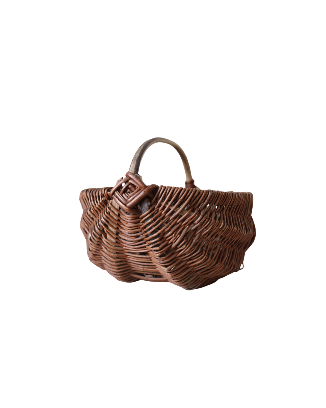 Antique French Provincial Gathering Basket