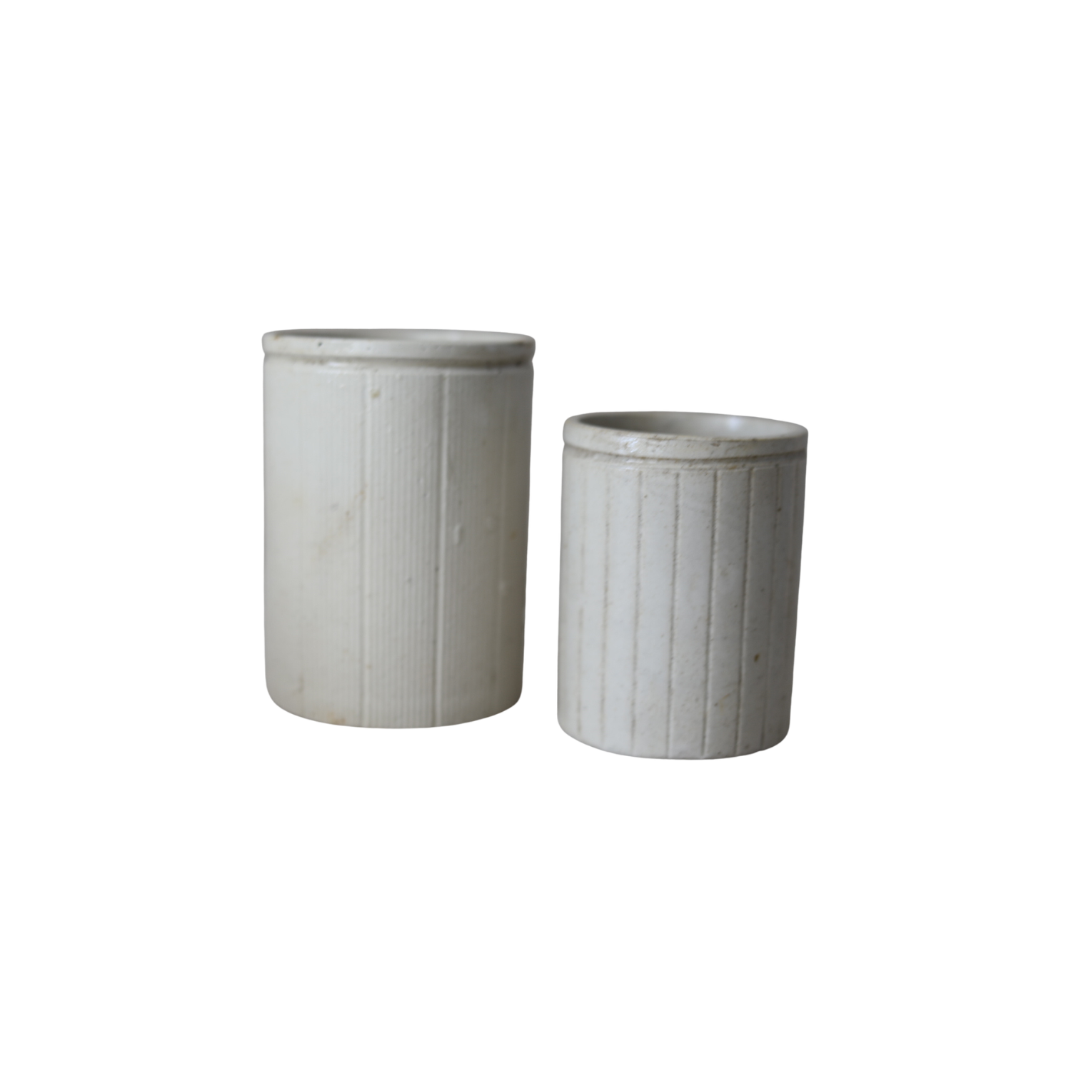 Antique English Stoneware Preserve Jar