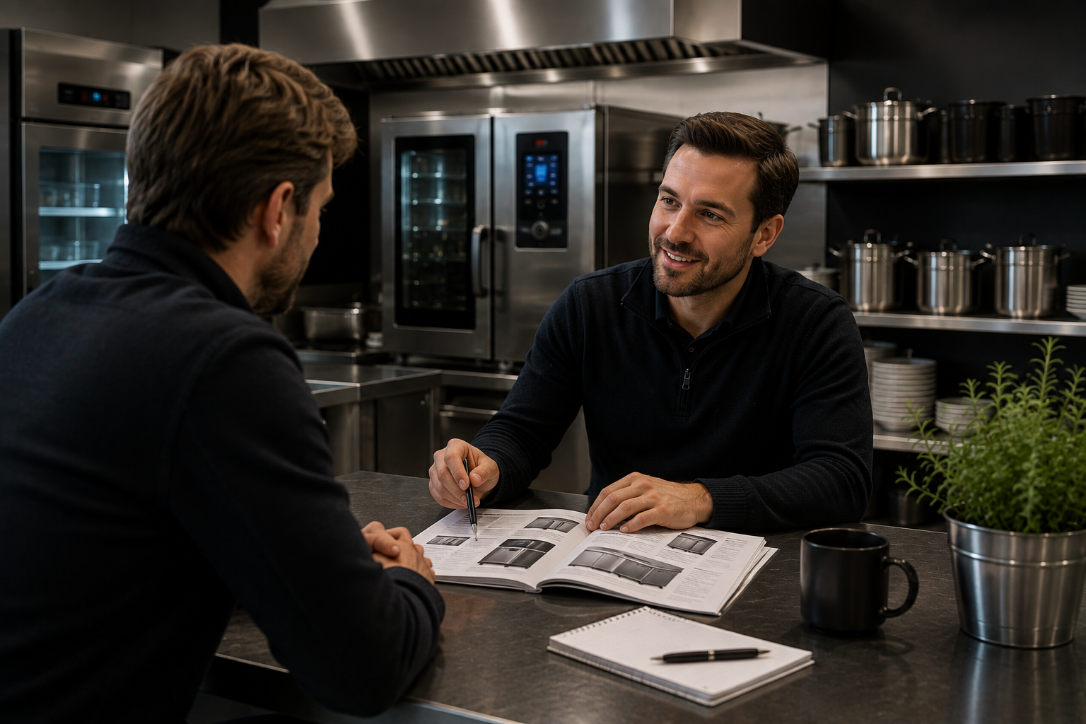 Personlig rådgivning om storköksutrustning för restaurang och professionella kök