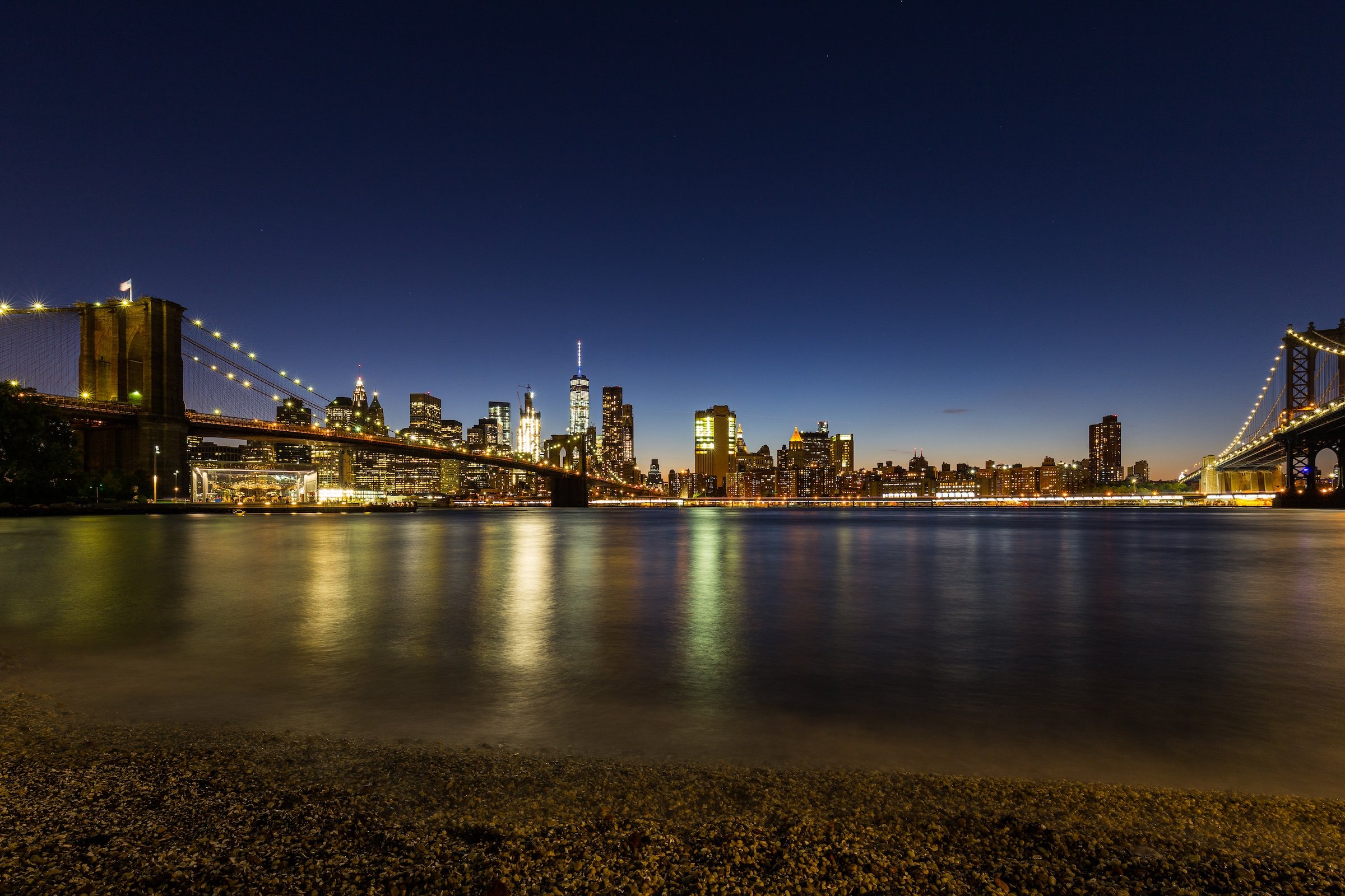 A map of the New York City area displaying numerous location pins with numbers, indicating specific points of interest or data collection sites across the city and surrounding regions.
