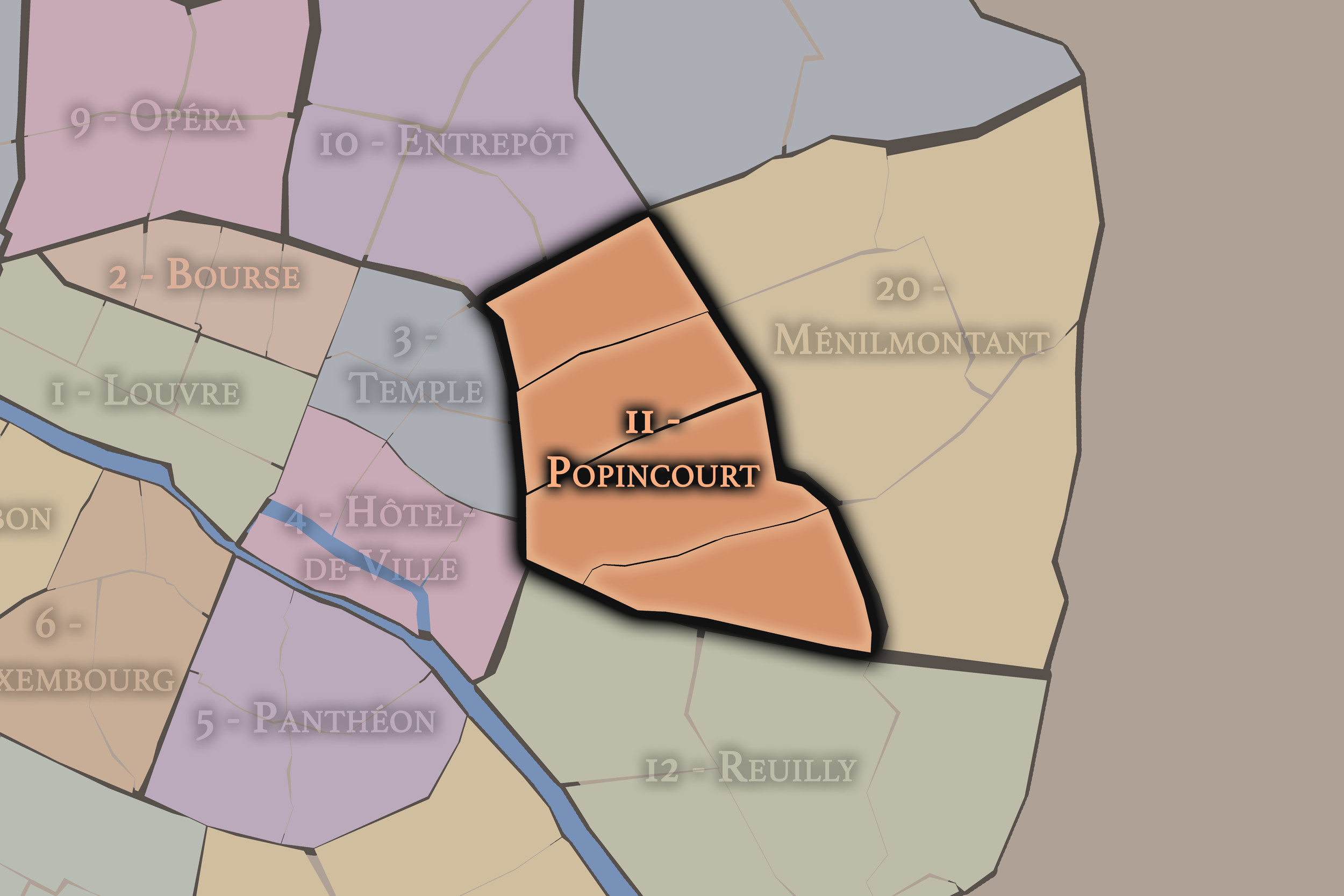   11e — Popincourt Arrondissement | Paris Neighborhood Map  