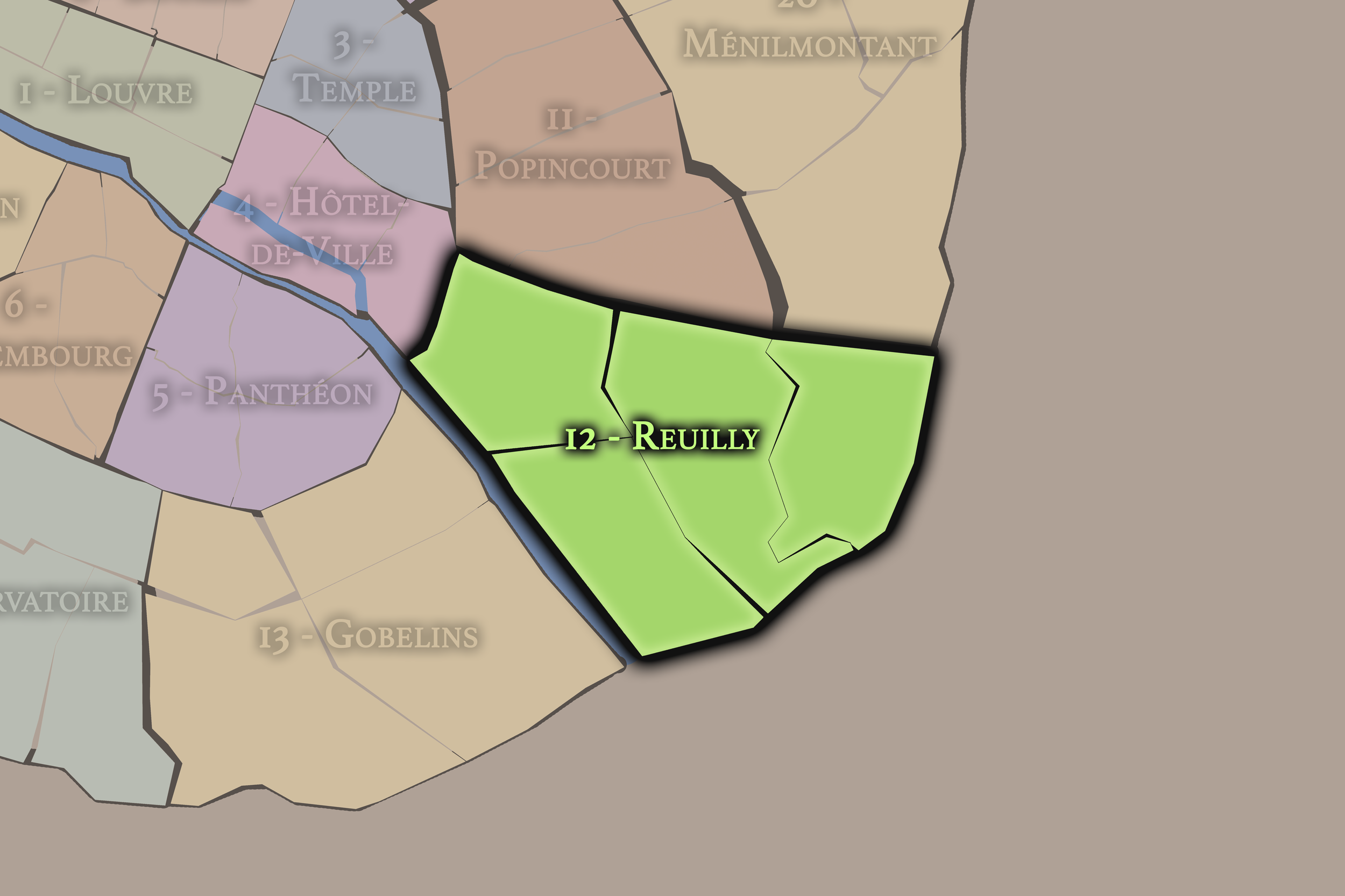   12e — Reuilly Arrondissement | Paris Neighborhood Map  