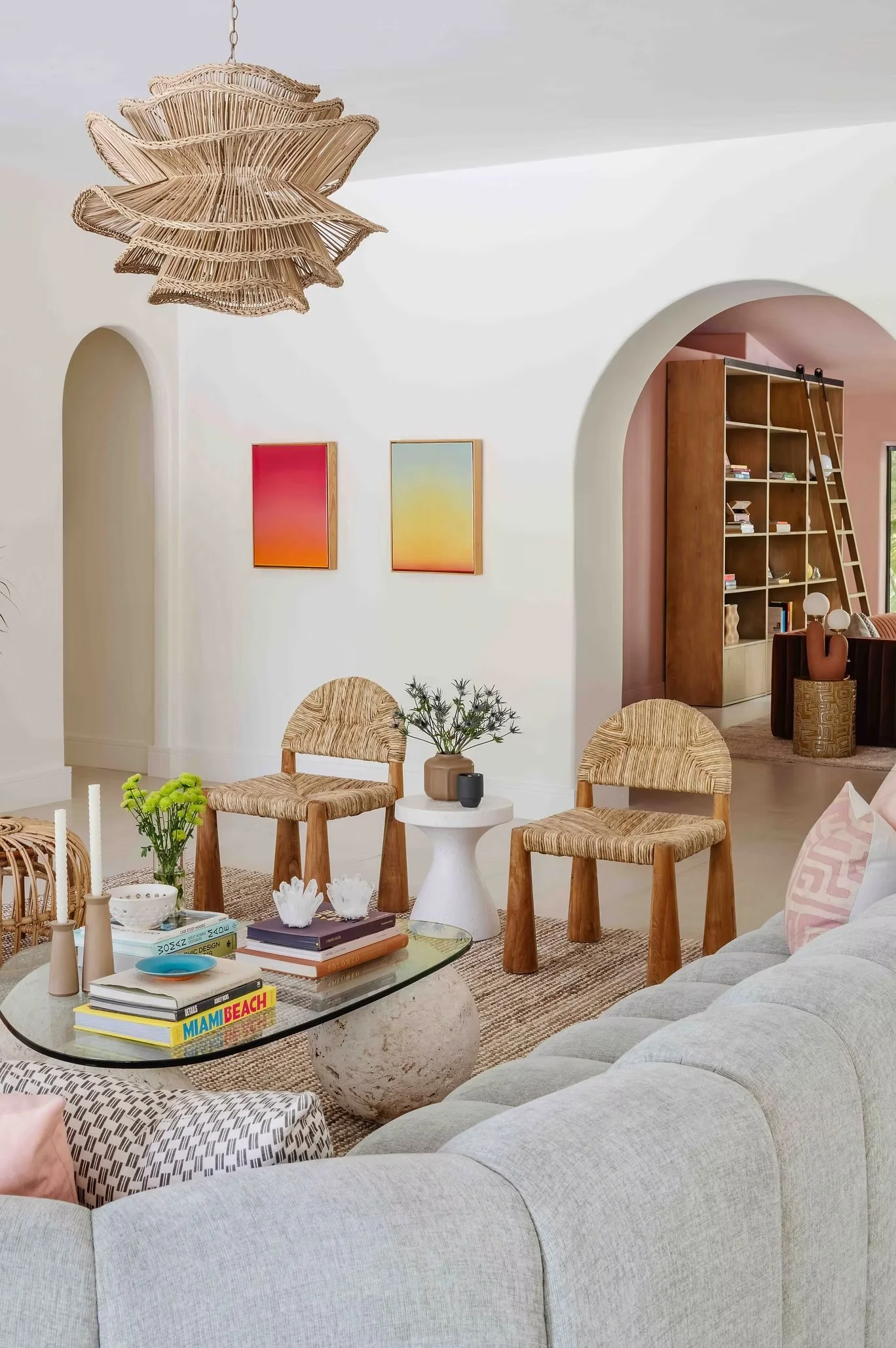 living room portrait shot