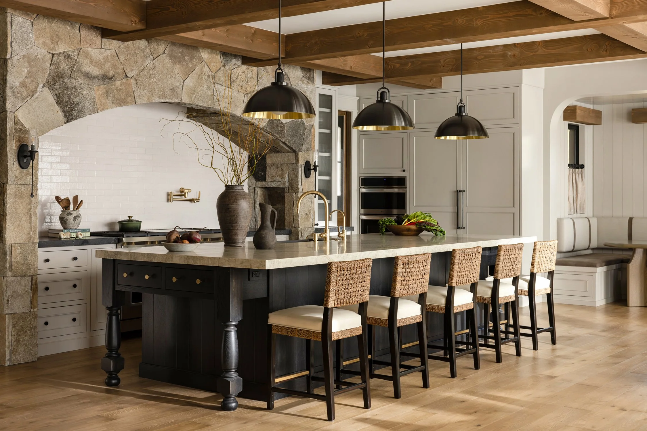 kitchen with island