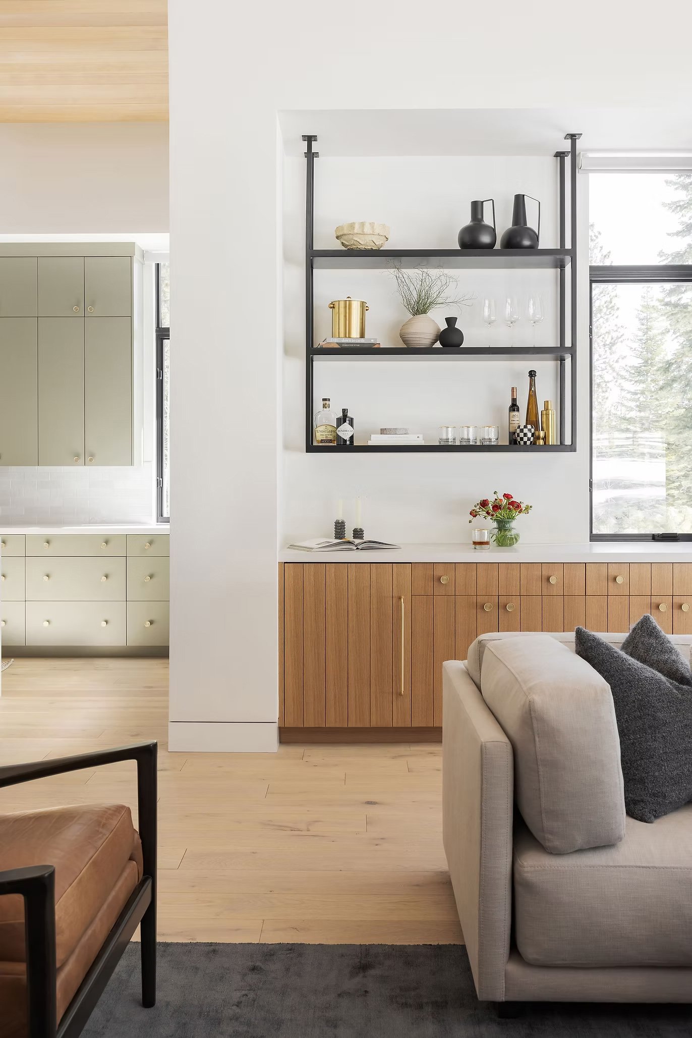 living room detail shot