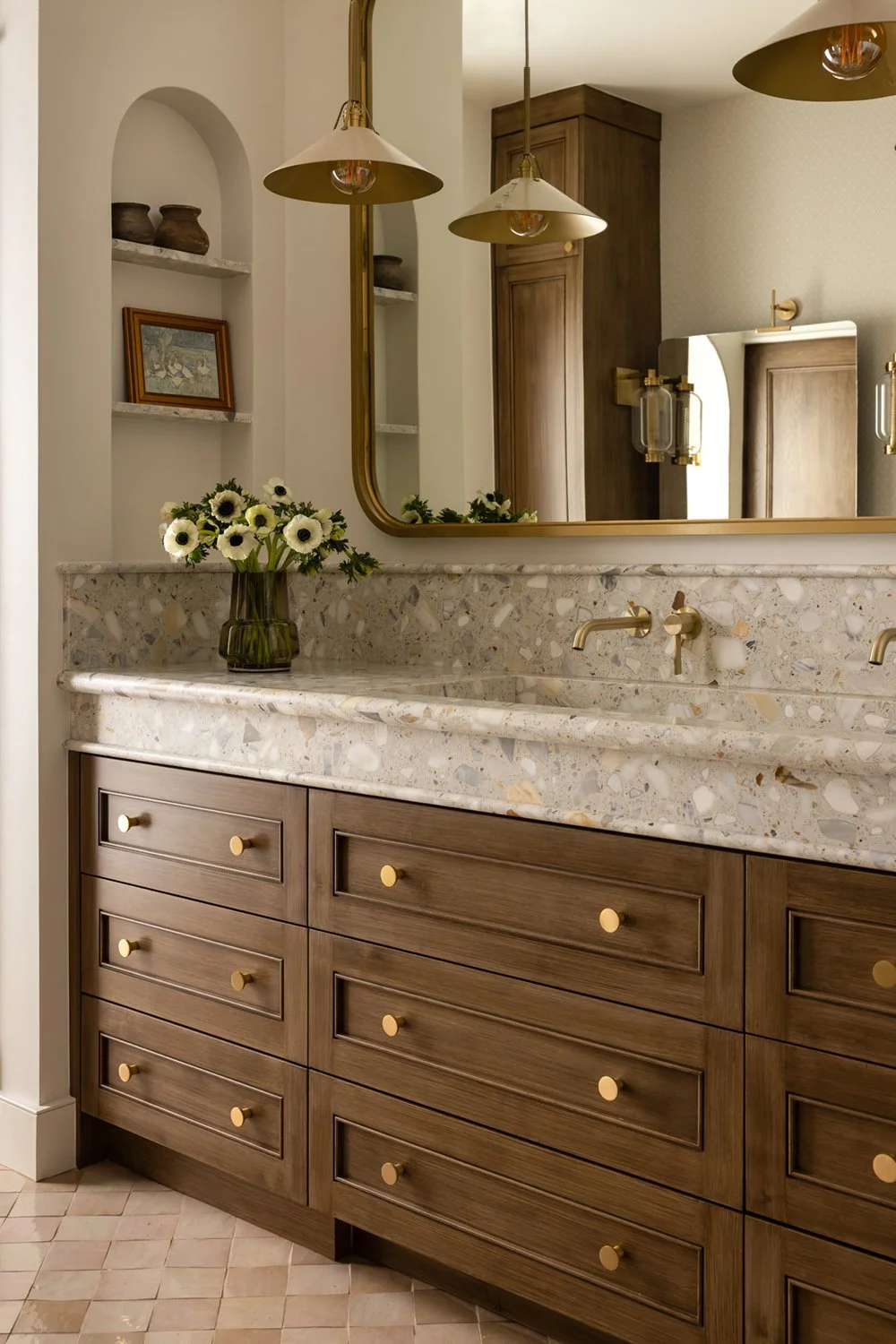 master bathroom double vanity