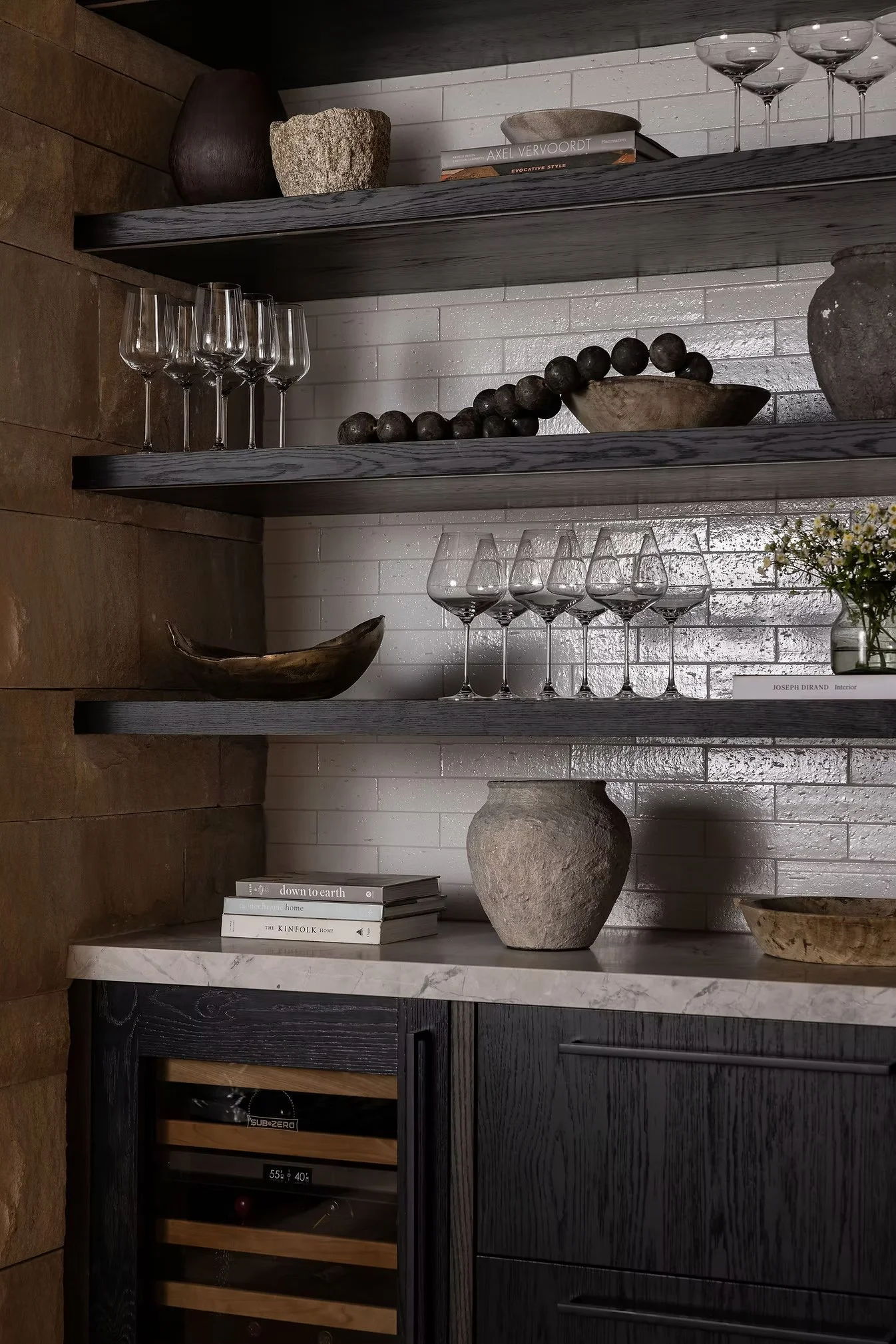 kitchen pantry and shelves