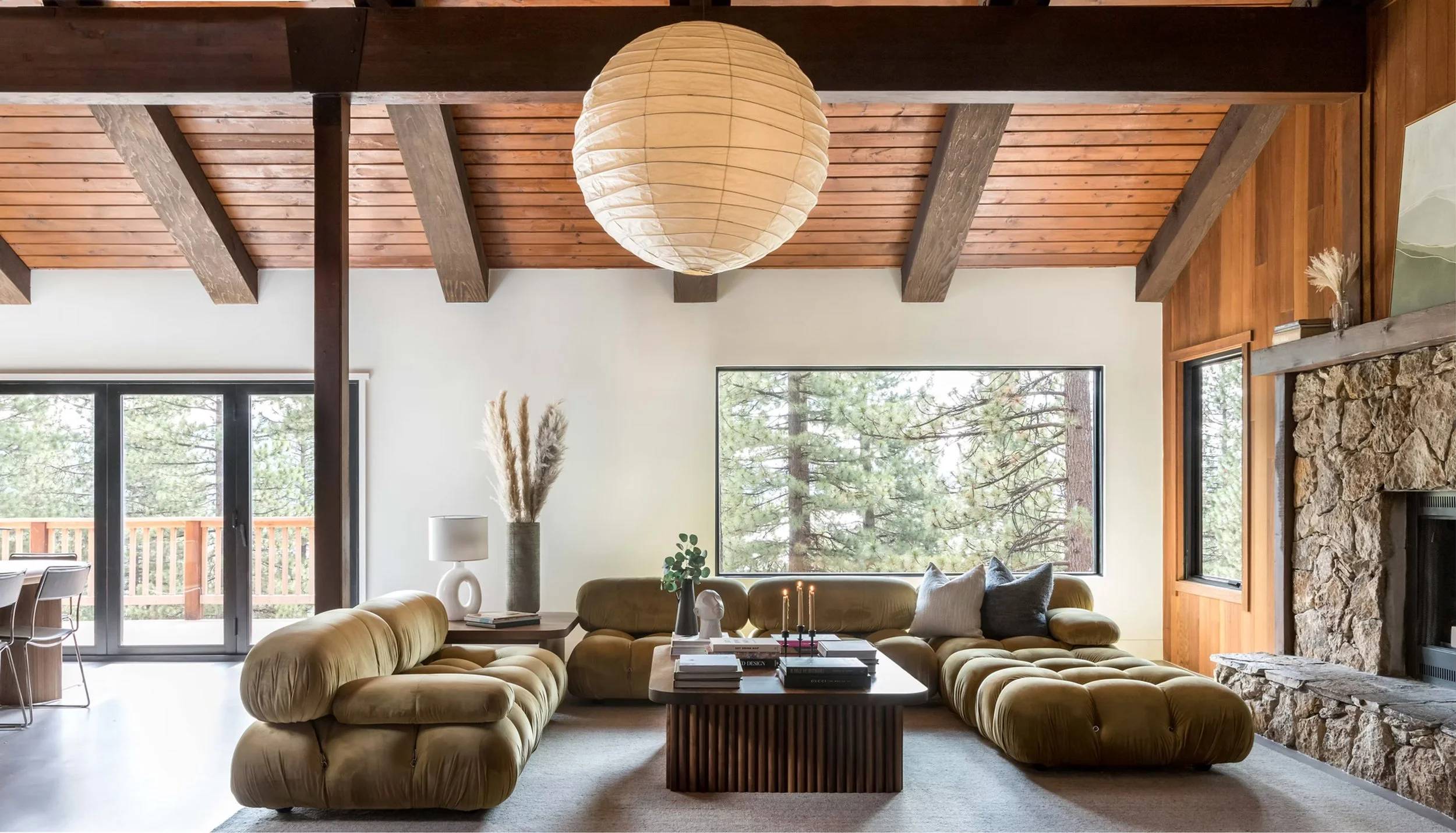 wide angle living room
