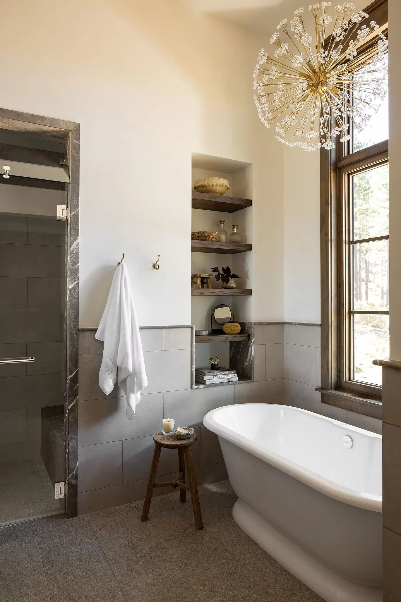master bathroom with tub
