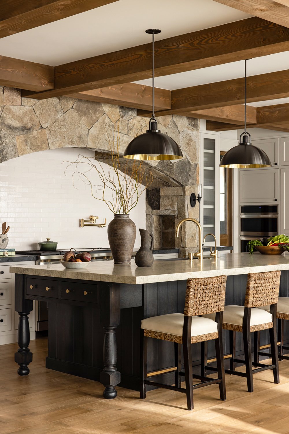 kitchen with island