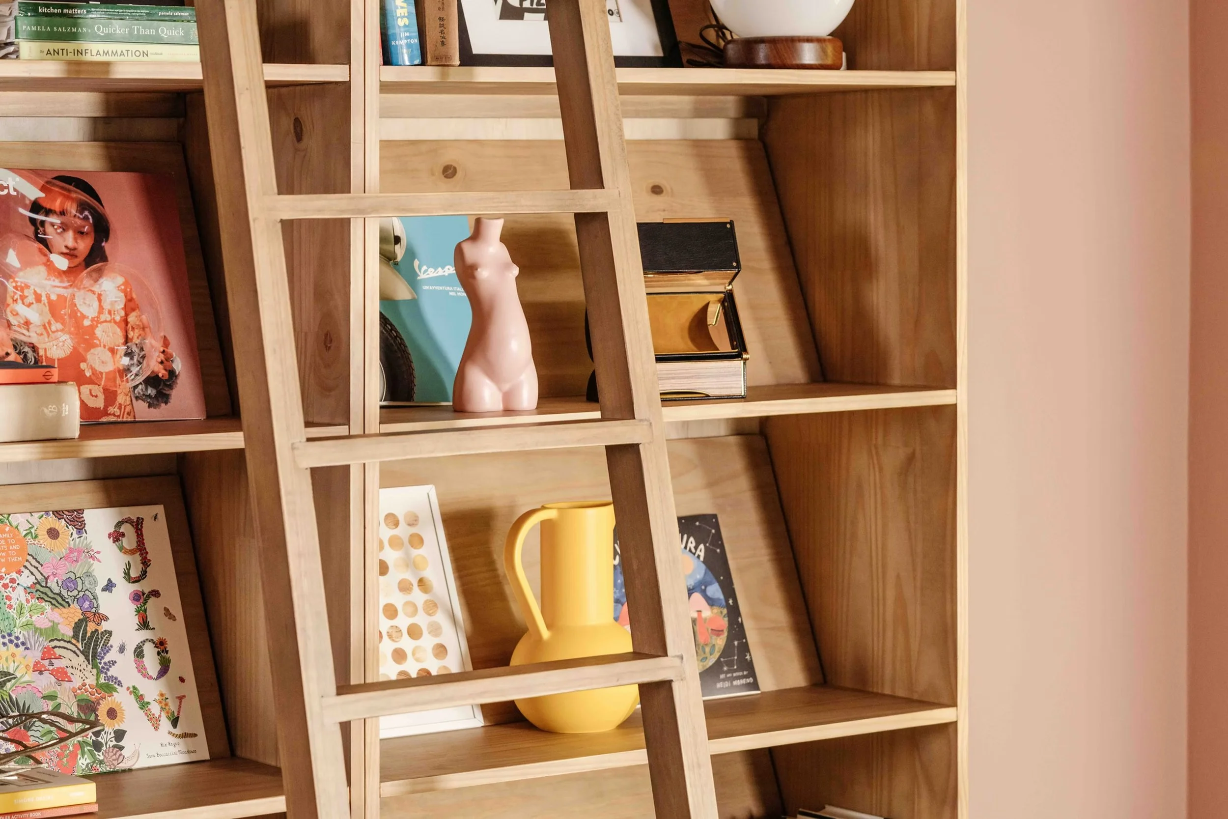 shelving and ladder detail