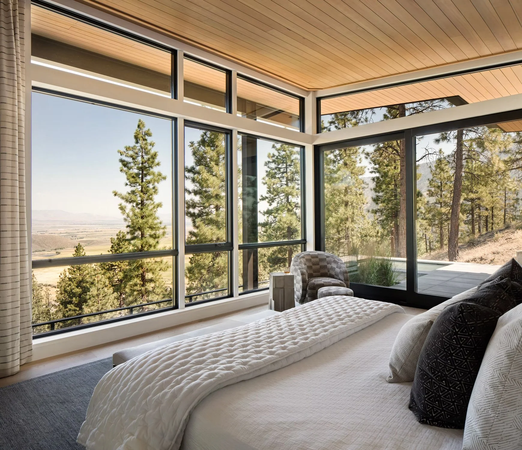bedroom with a view
