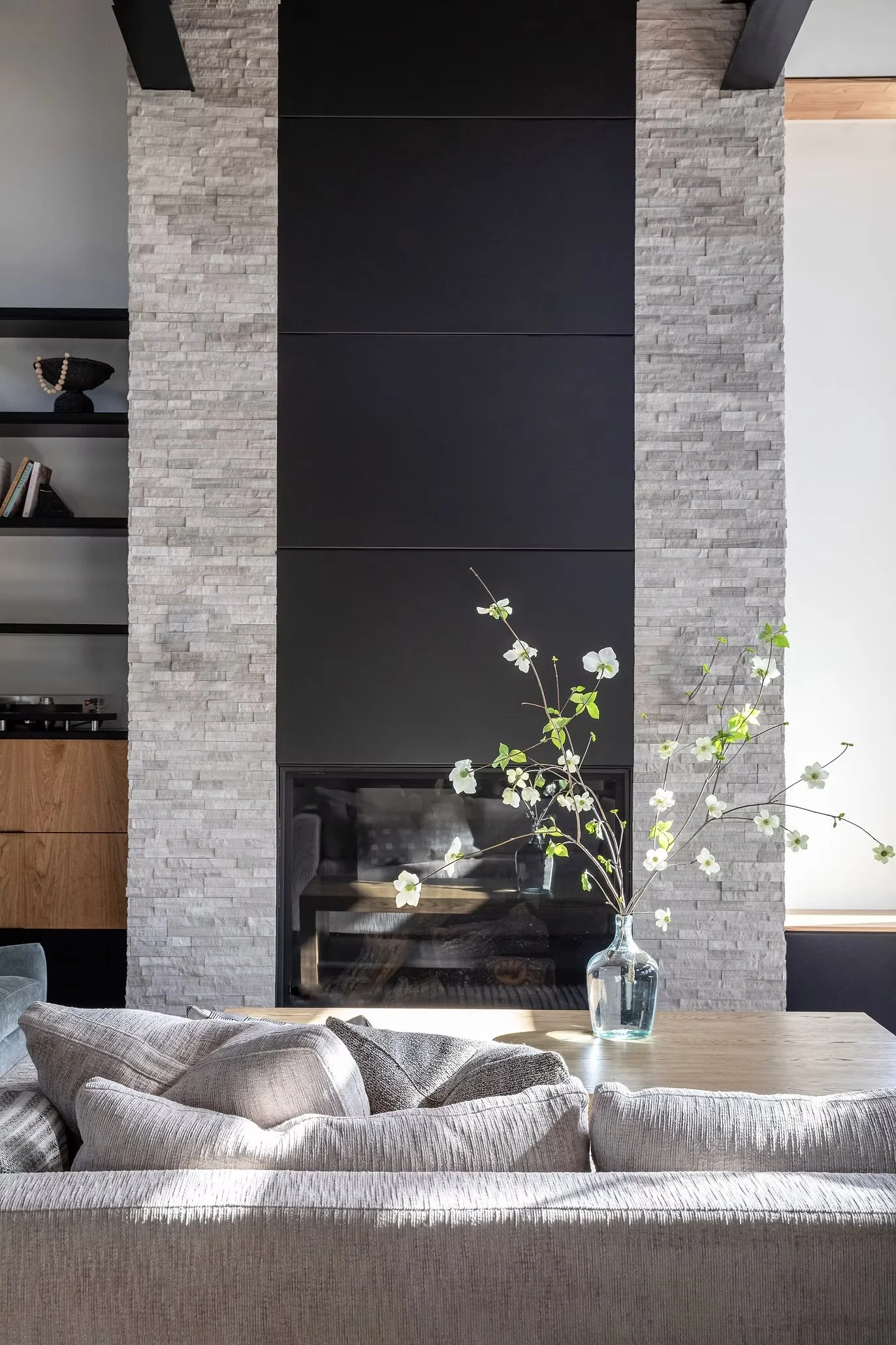 living room couch detail