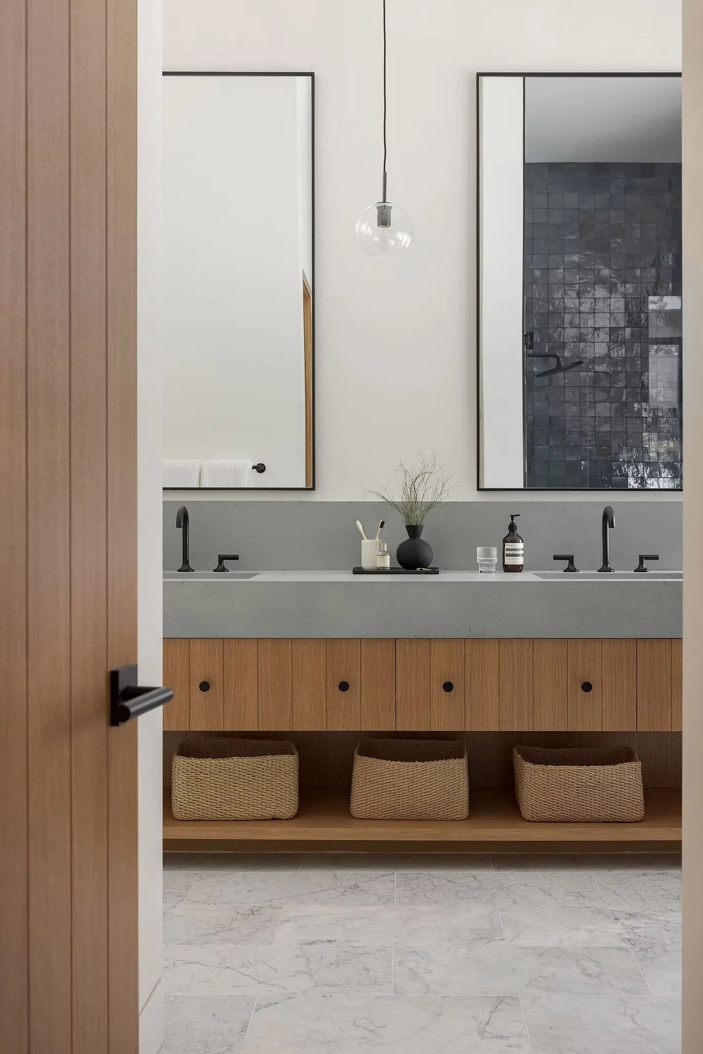 bathroom double vanity