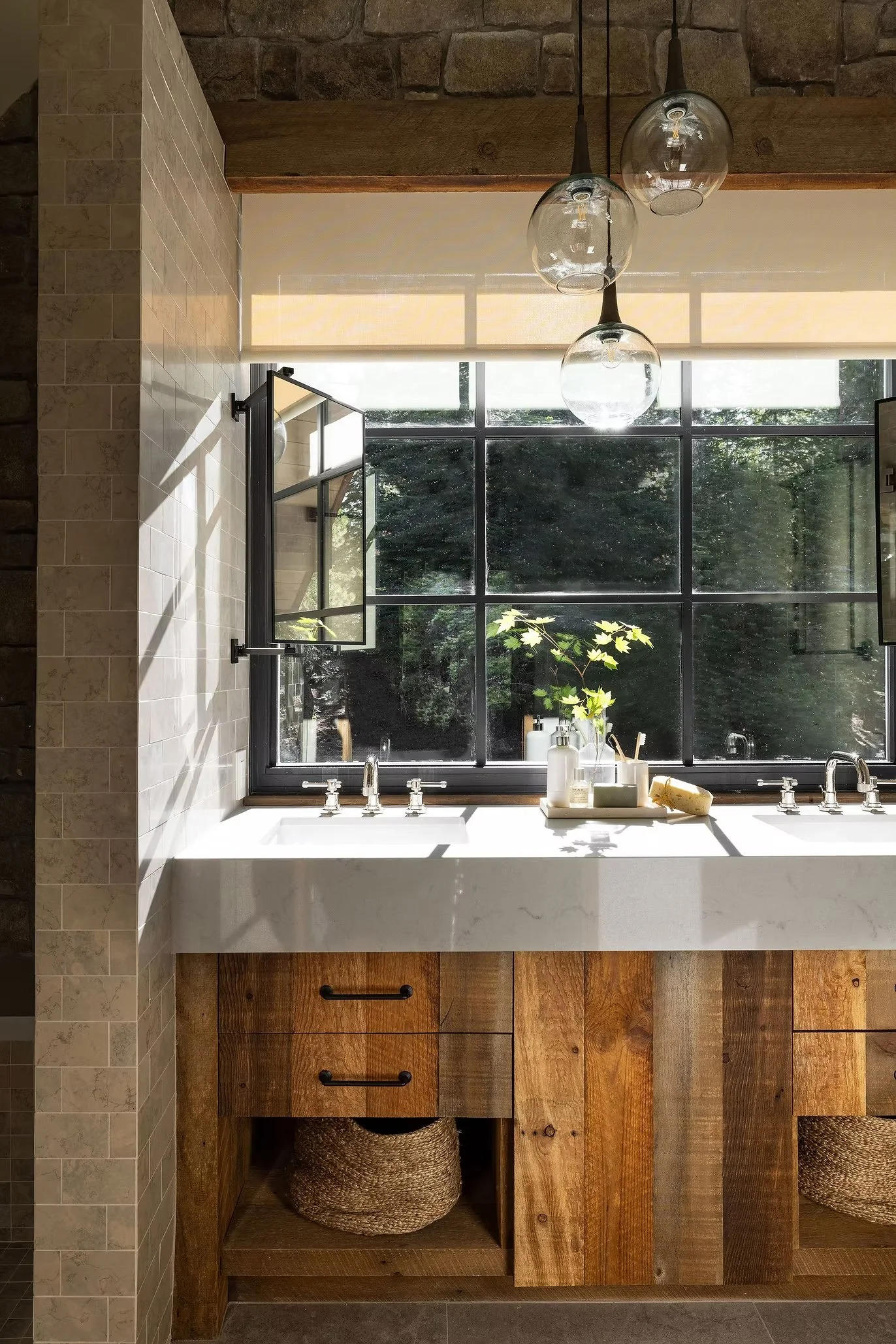double vanity master bathroom