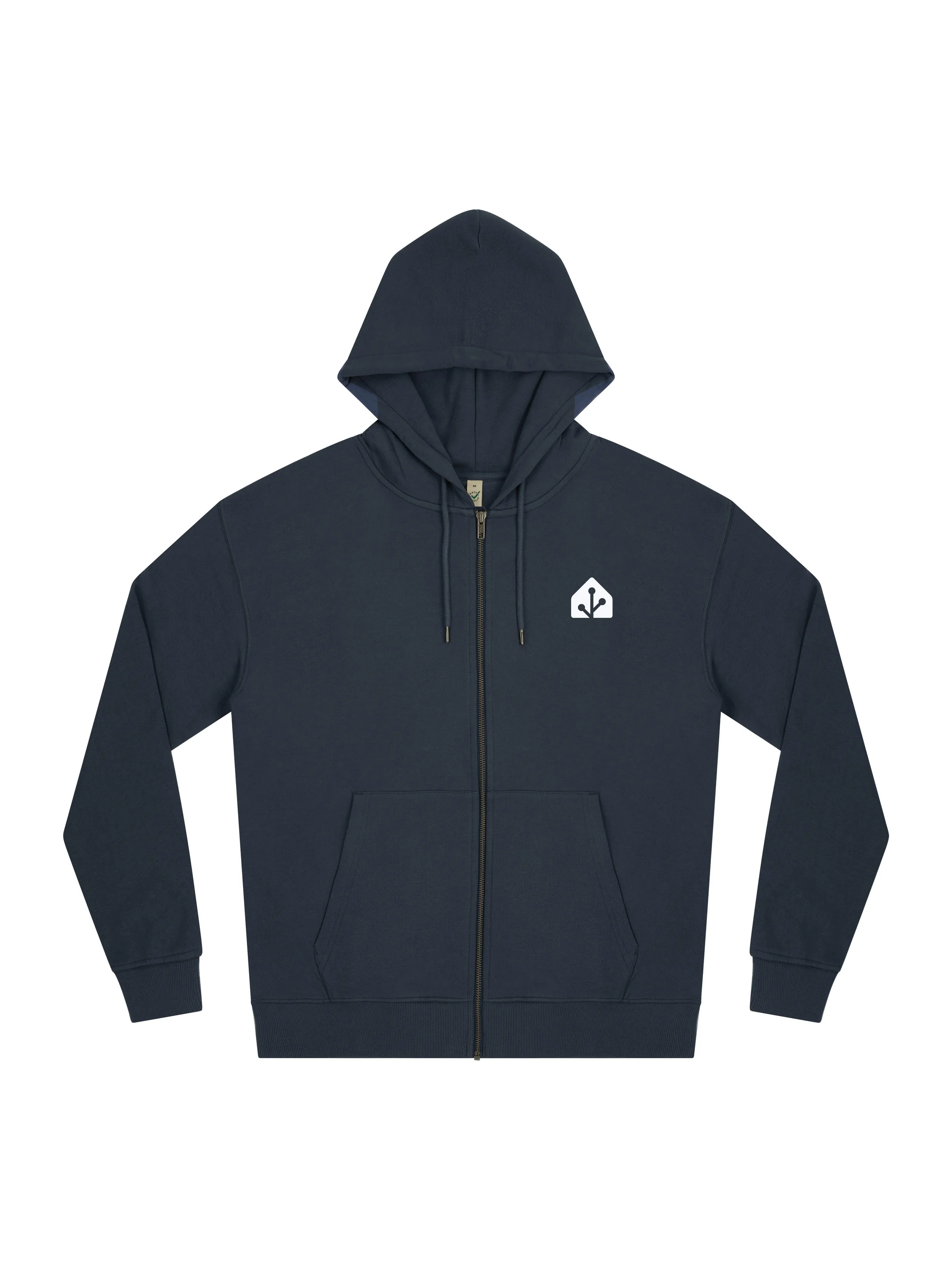 Zip Hoodie: Home Assistant | Denim Blue