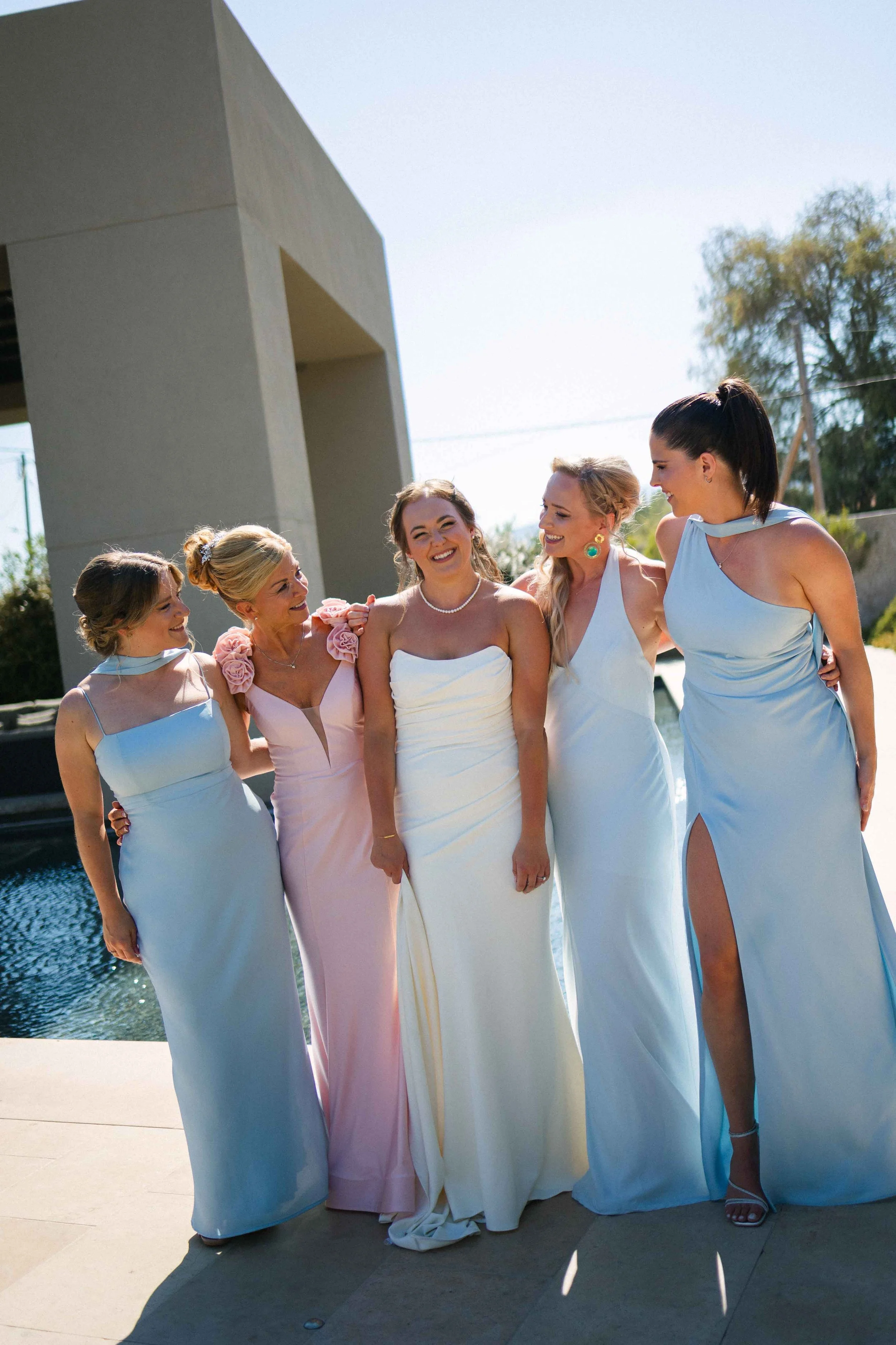 reek island wedding bride Mykonos documentary photography