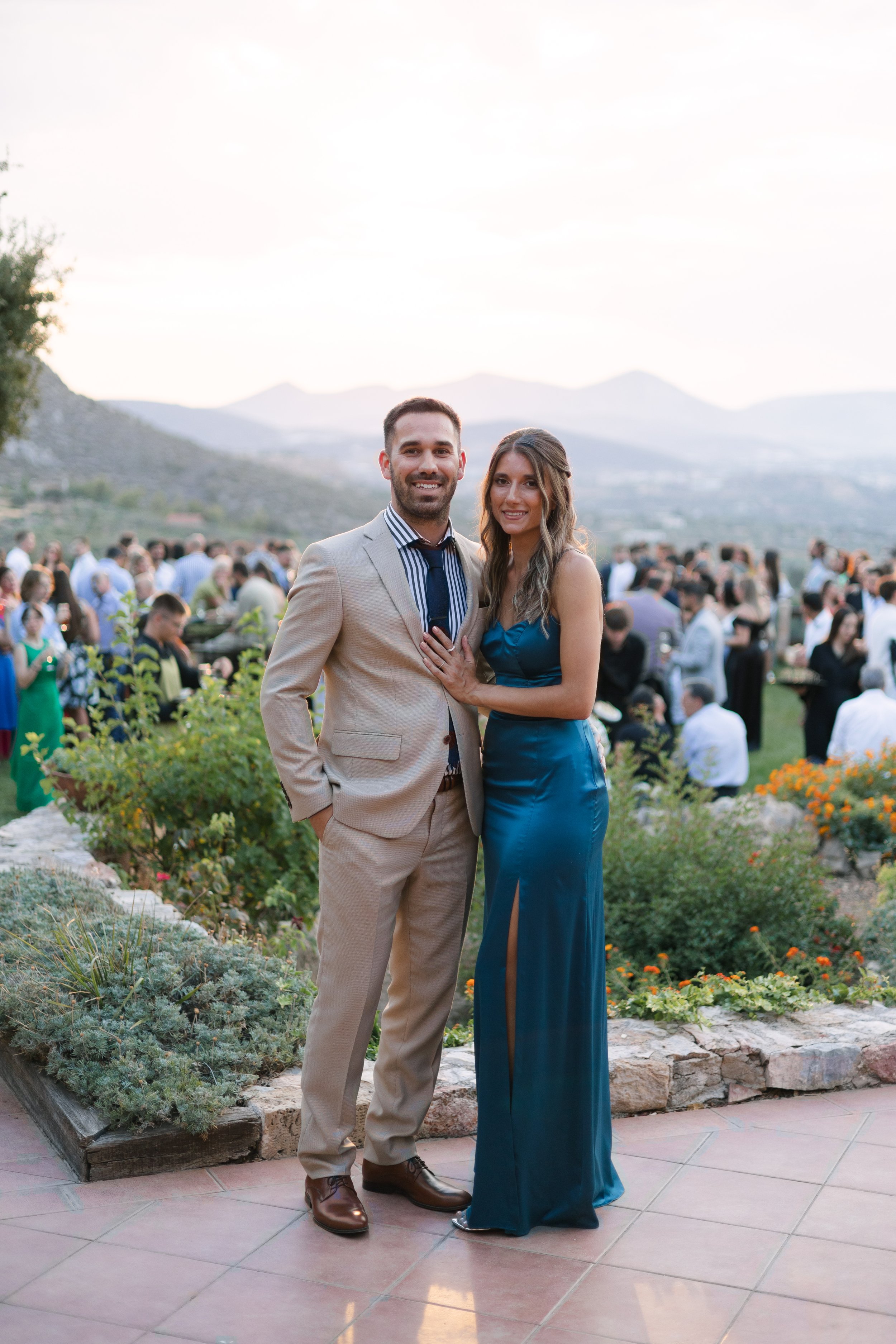 Elegant estate venue Iliou Petra Athens Greece wedding