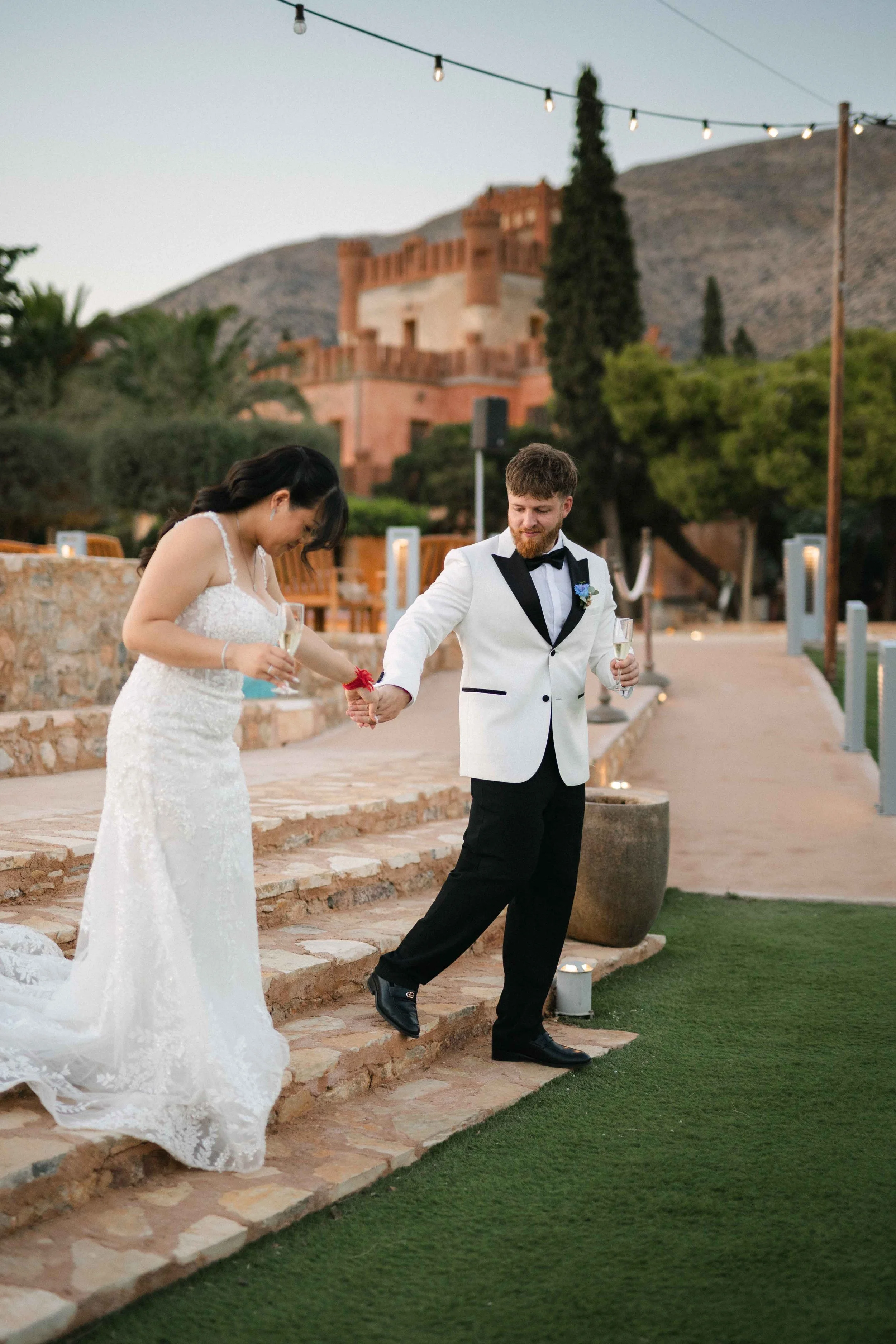 Pirgos melissourgou Wedding day editorial couple Athens