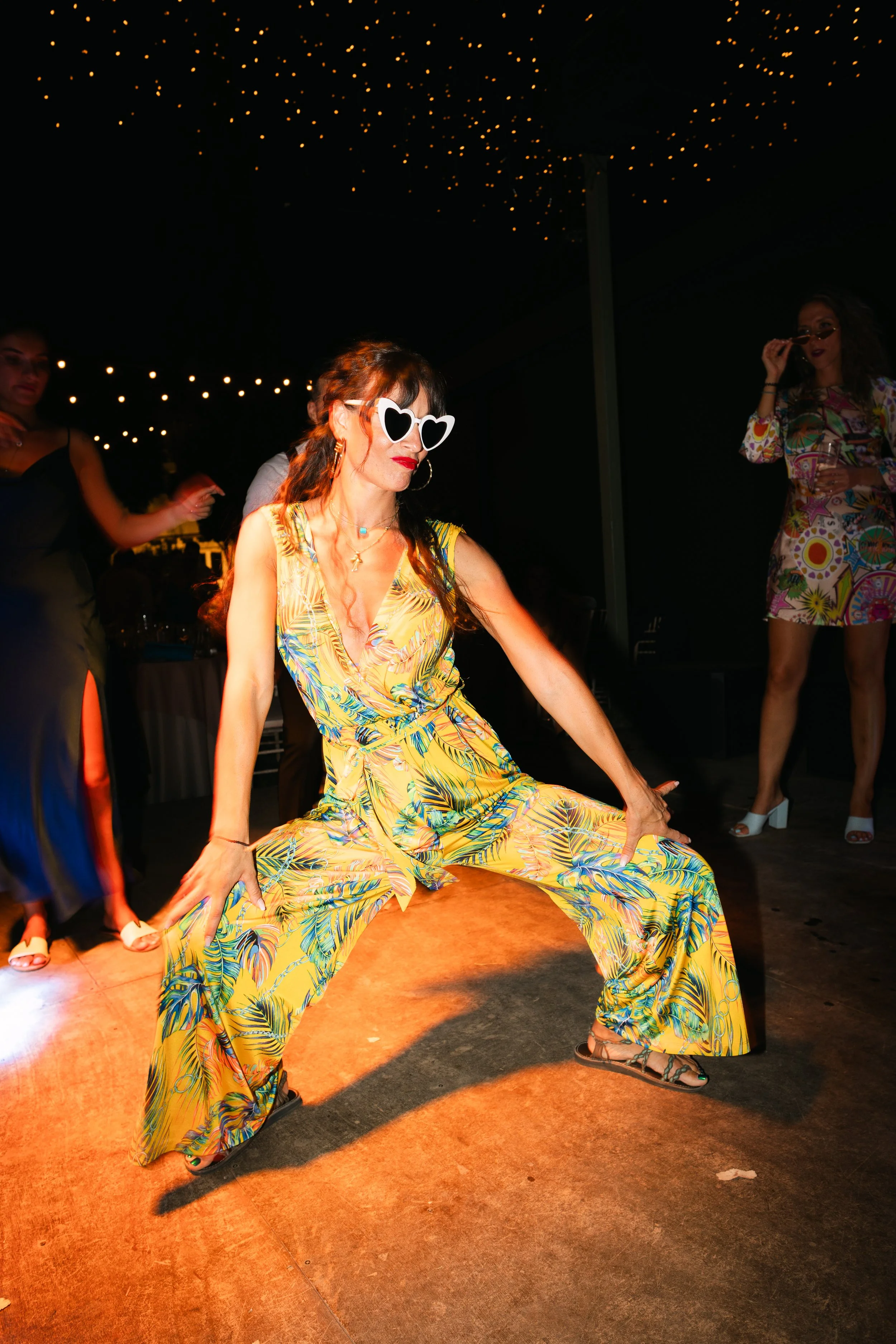 Late night wedding party Iliou Petra estate Athens Greece