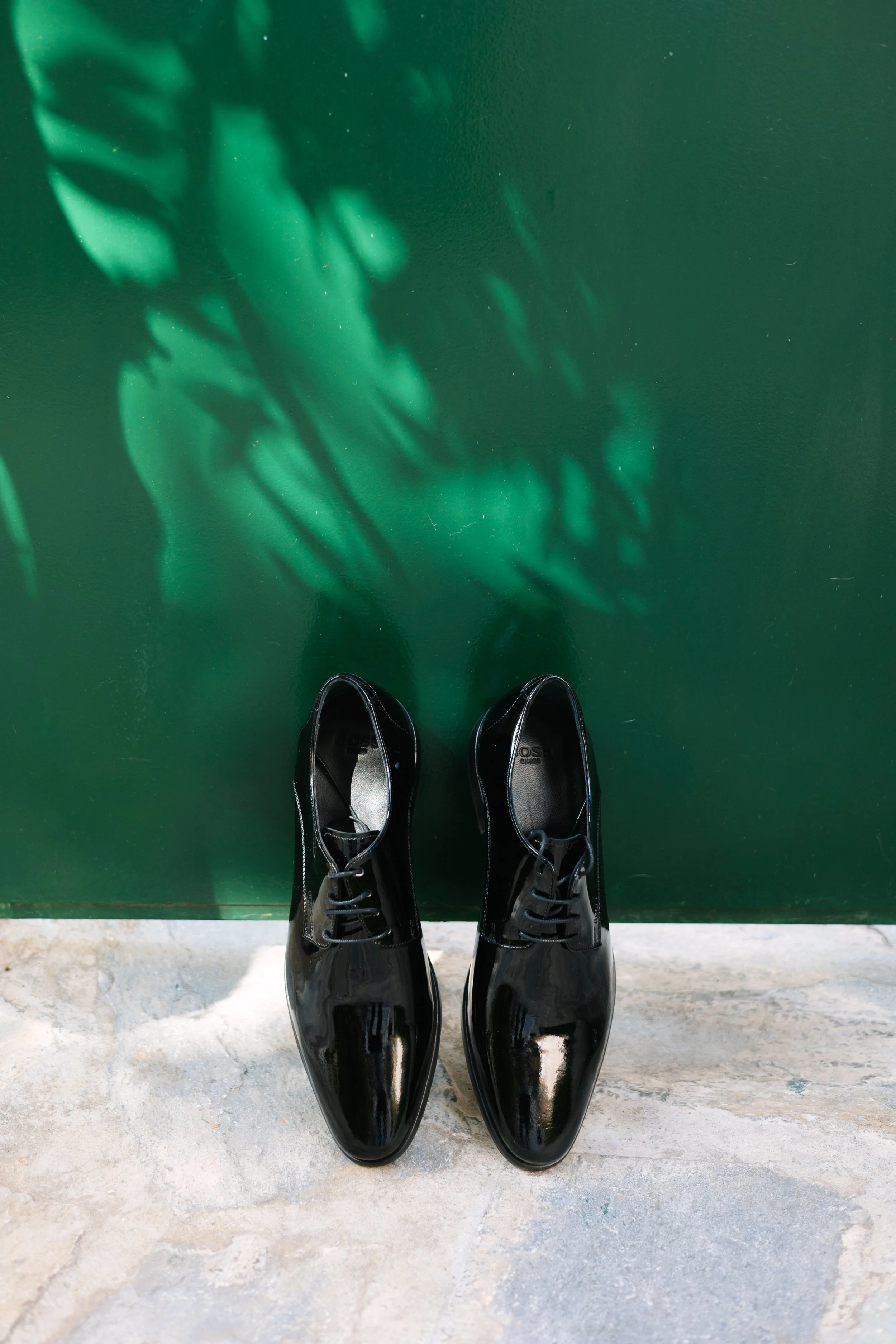 Groom shoes details Iliou Petra estate Athens Greece wedding