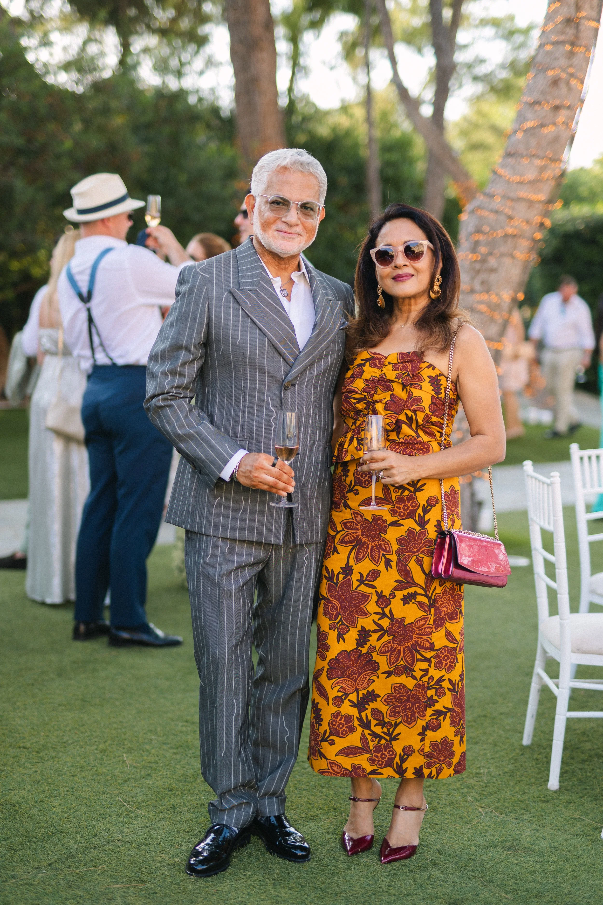Guest laughing Lake Vouliagmeni Athens Greece wedding