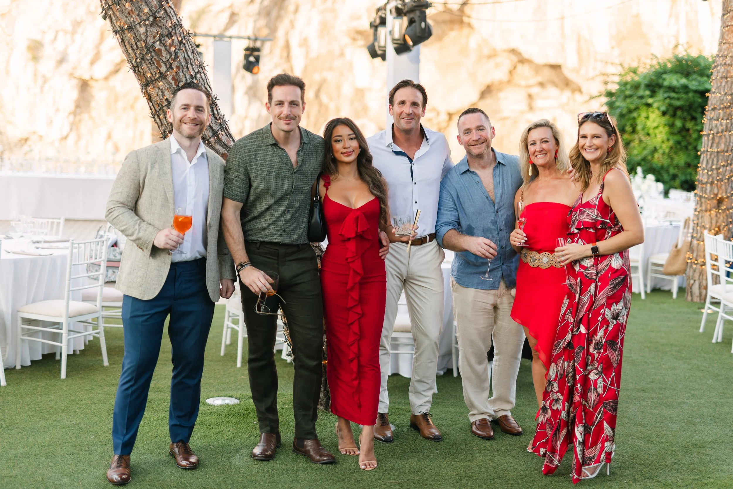 Family tears of joy Lake Vouliagmeni Athens ceremony