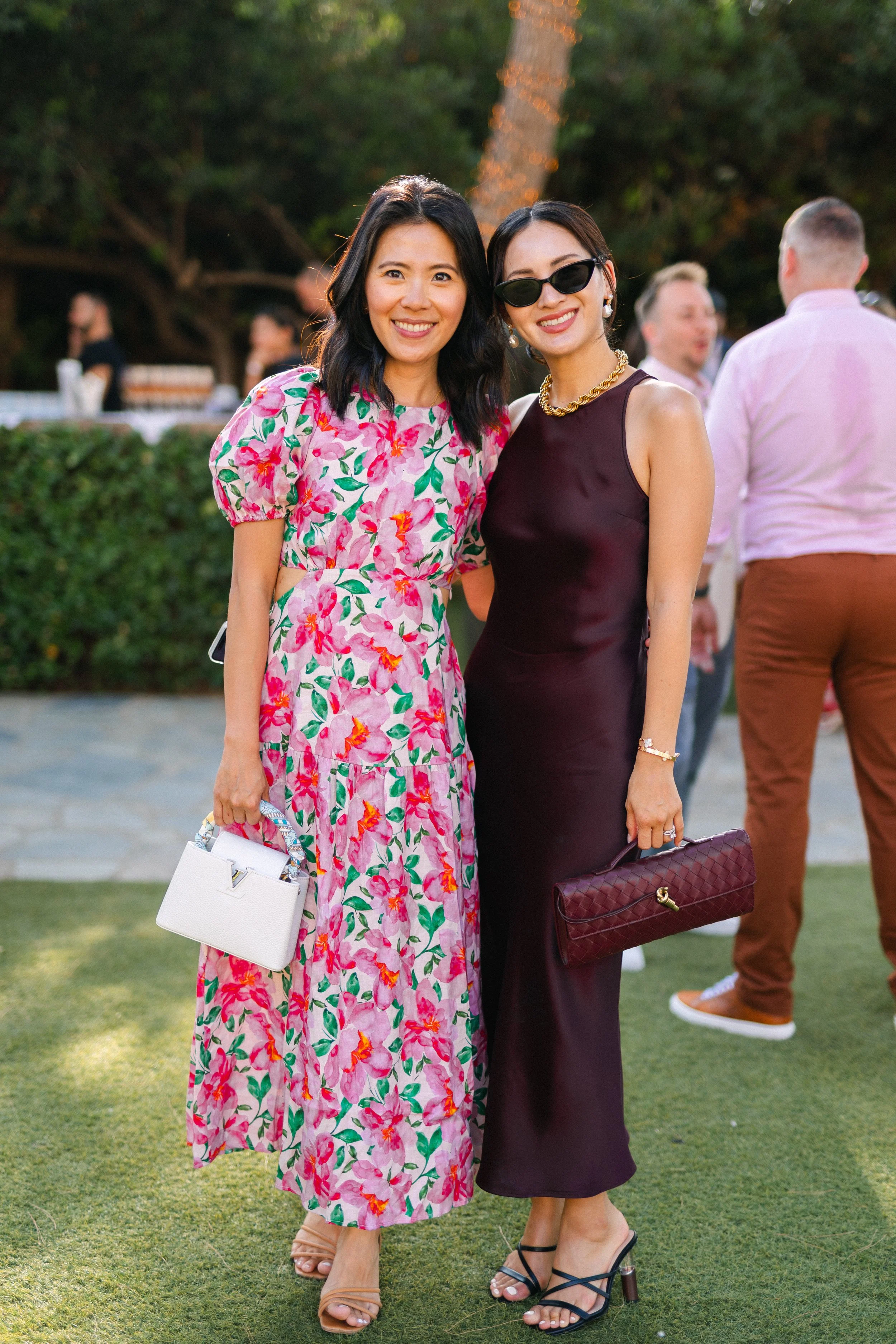 Wedding guest portrait Lake Vouliagmeni Athens Greece