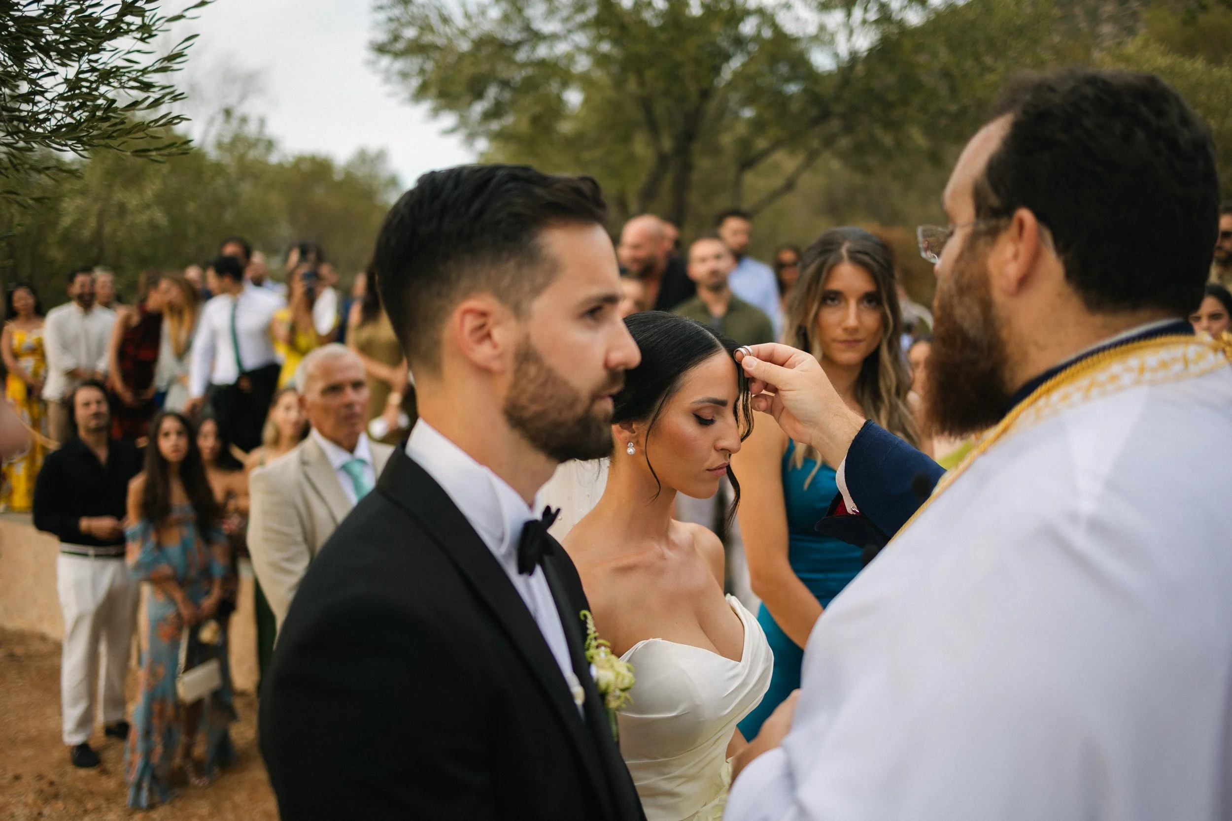 Wedding ceremony Iliou Petra estate Athens Greece