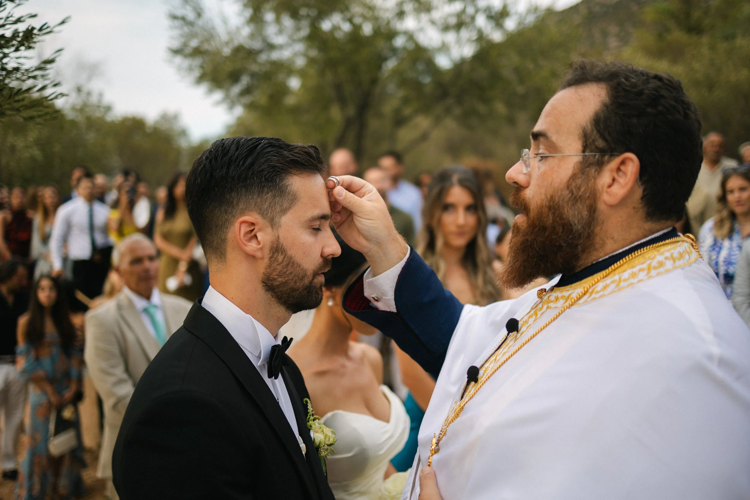 Wedding ceremony Iliou Petra estate Athens Greece