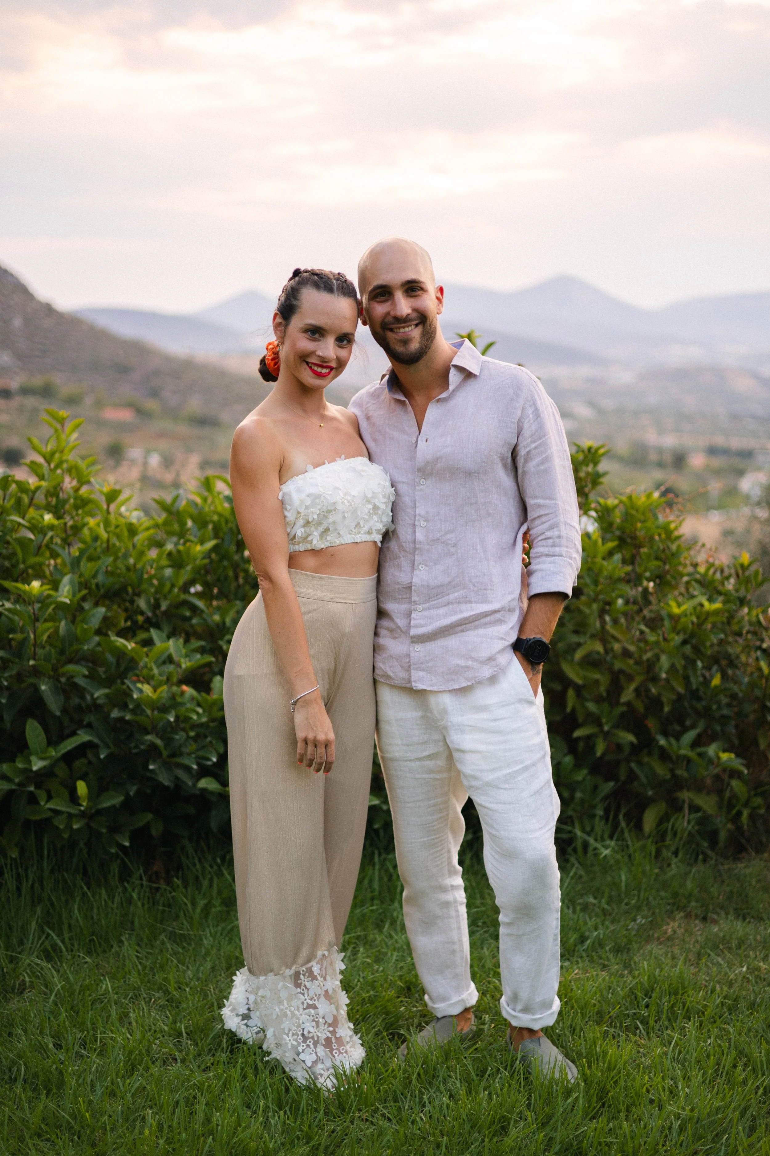 Elegant estate venue Iliou Petra Athens Greece wedding