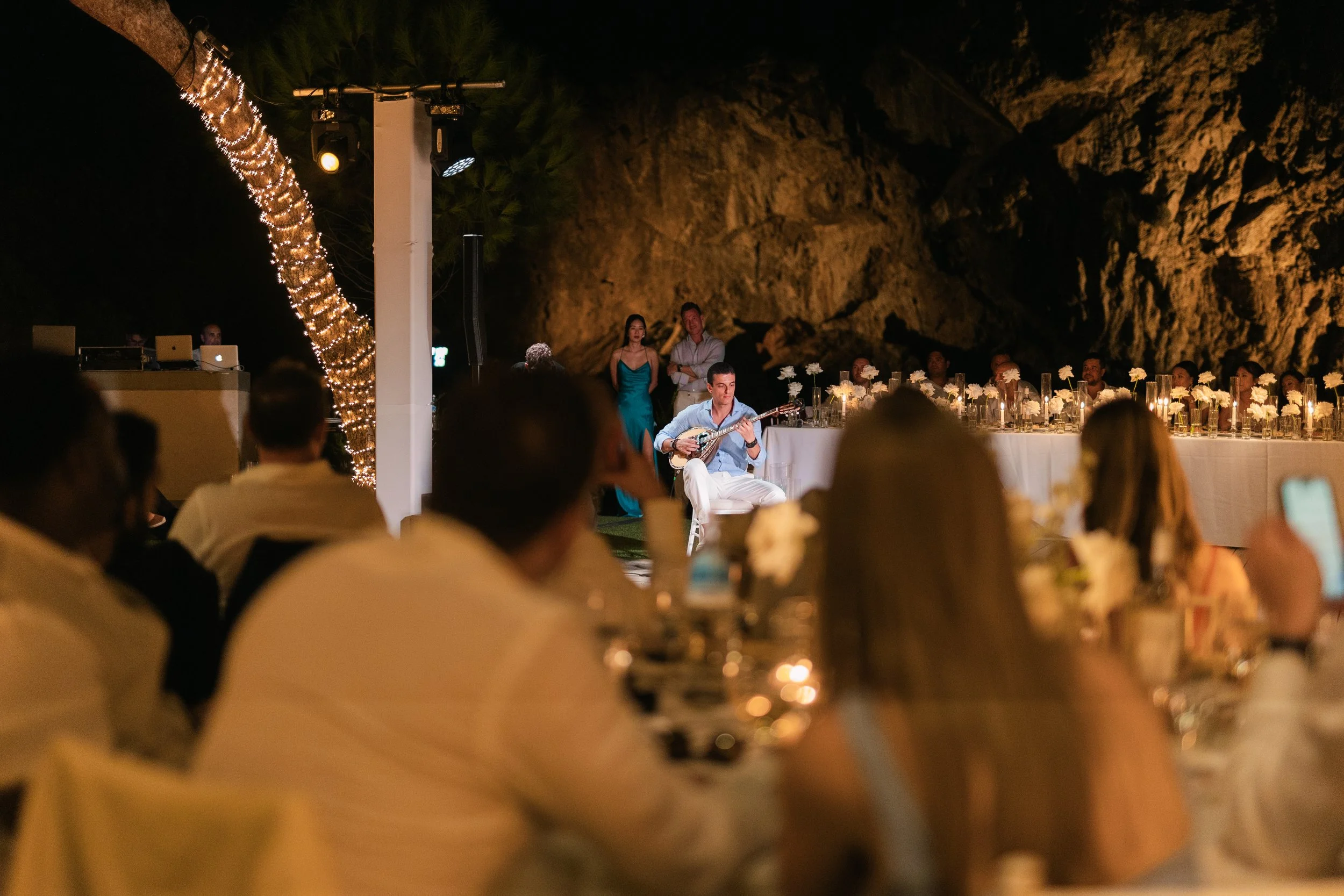 Wedding vows Lake Vouliagmeni waterfront ceremony Athens Greece