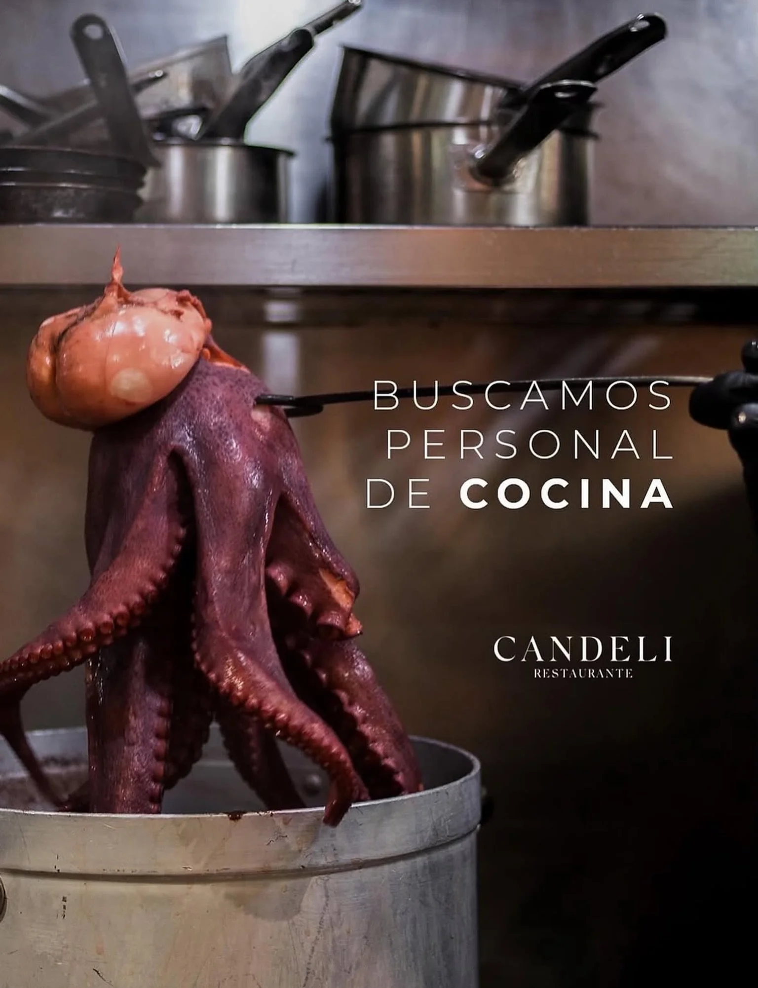 Estamos buscando cocineros.

Si tienes de ganas de currar con buenas condiciones y en un gran ambiente, &iexcl;escr&iacute;benos!

📩alberto@restaurantecandeli.com
📍Ponzano 47
📞917 37 70 86

#Candeli #GuiaMichelin #MichelinGuide #GuiaRepsol #Madrid