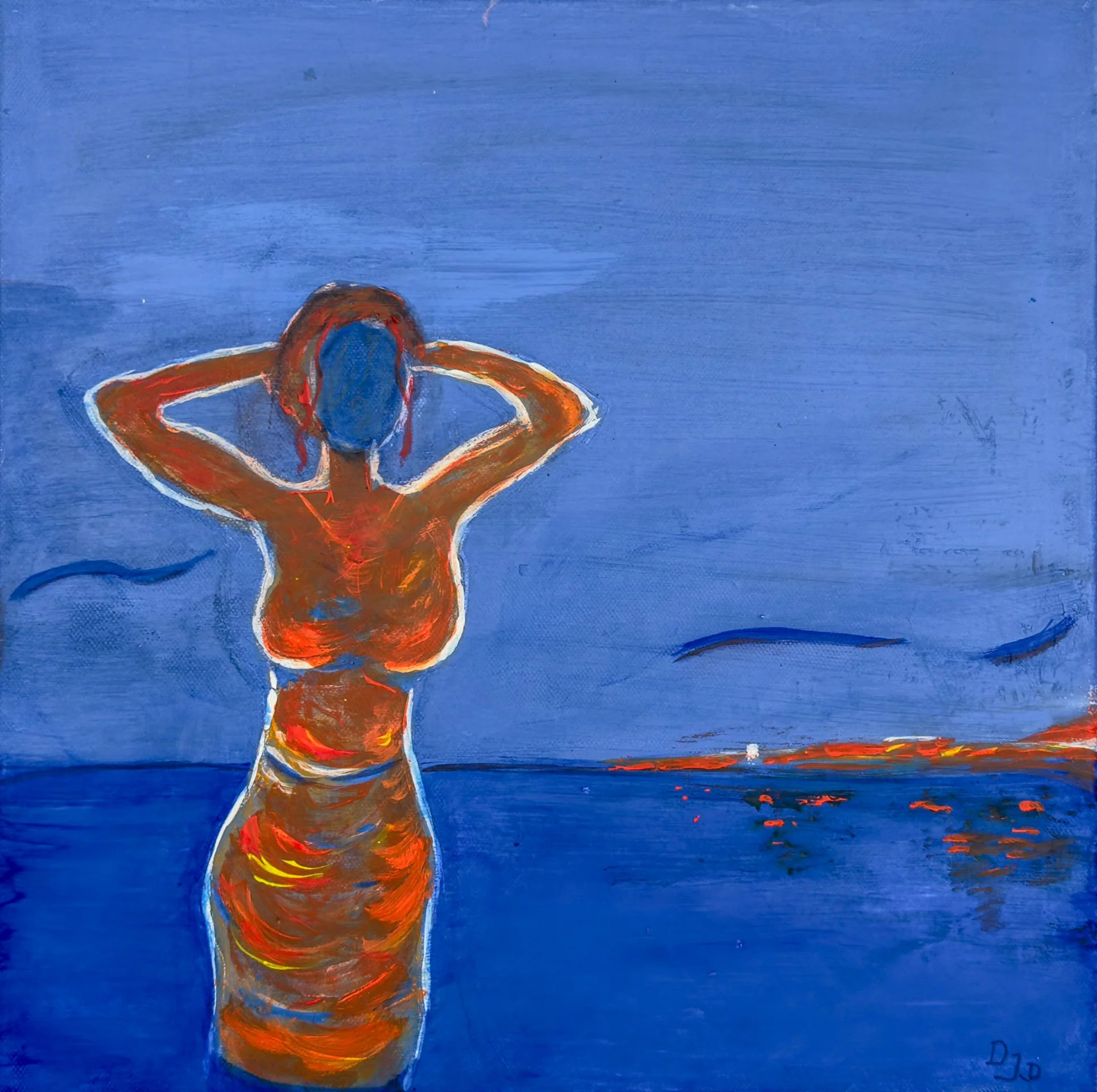 Woman standing . 2015 . 40x40cm