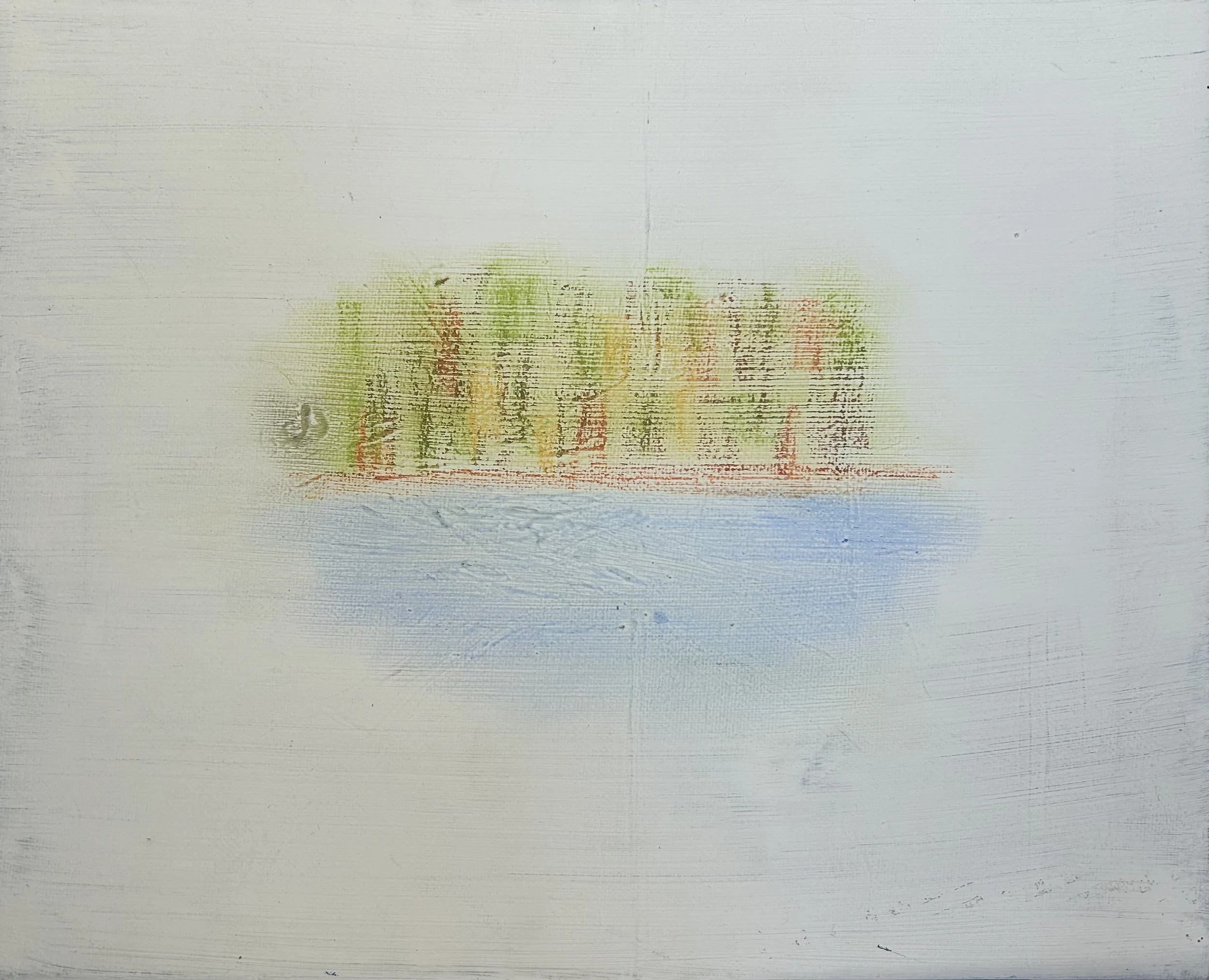 "Rensinger See" . 2014 . acrylic on canvas . 24x30cm