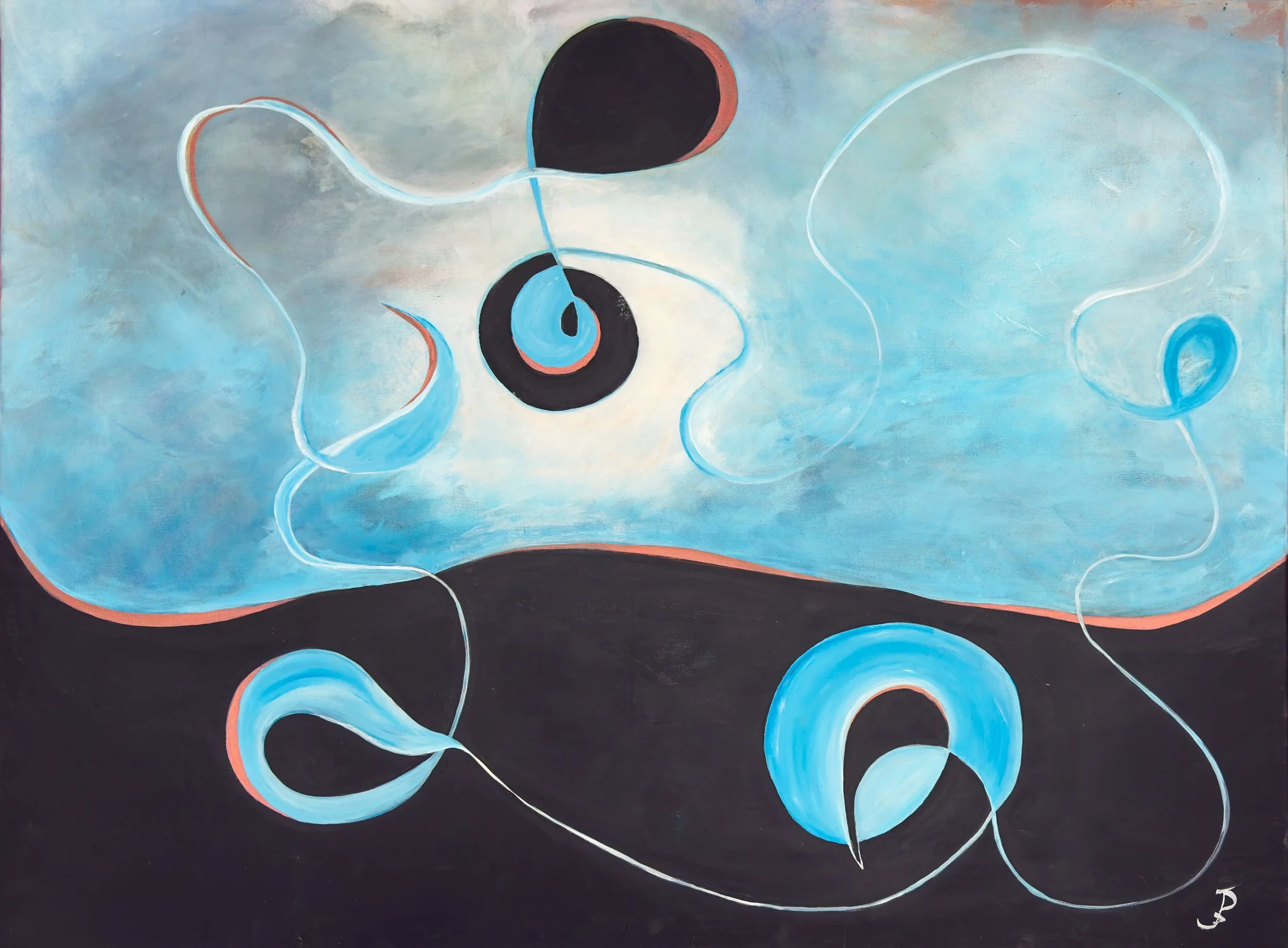 Ciel et Terre . 2023 . 90x120cm